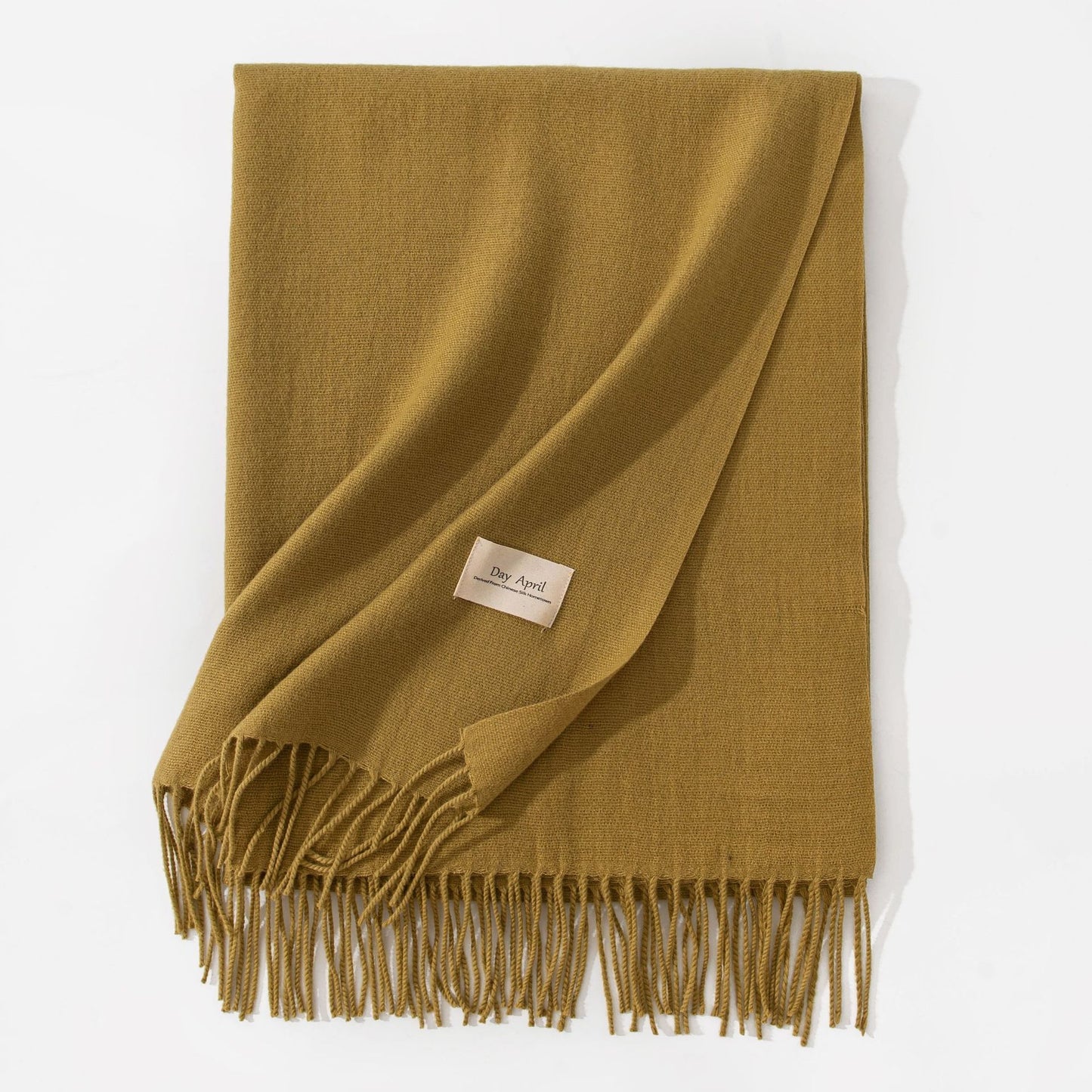 Elegant Scarf in Faux Cashmere – Warm & Stylish with Fringes