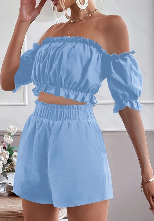 Single set top + shorts