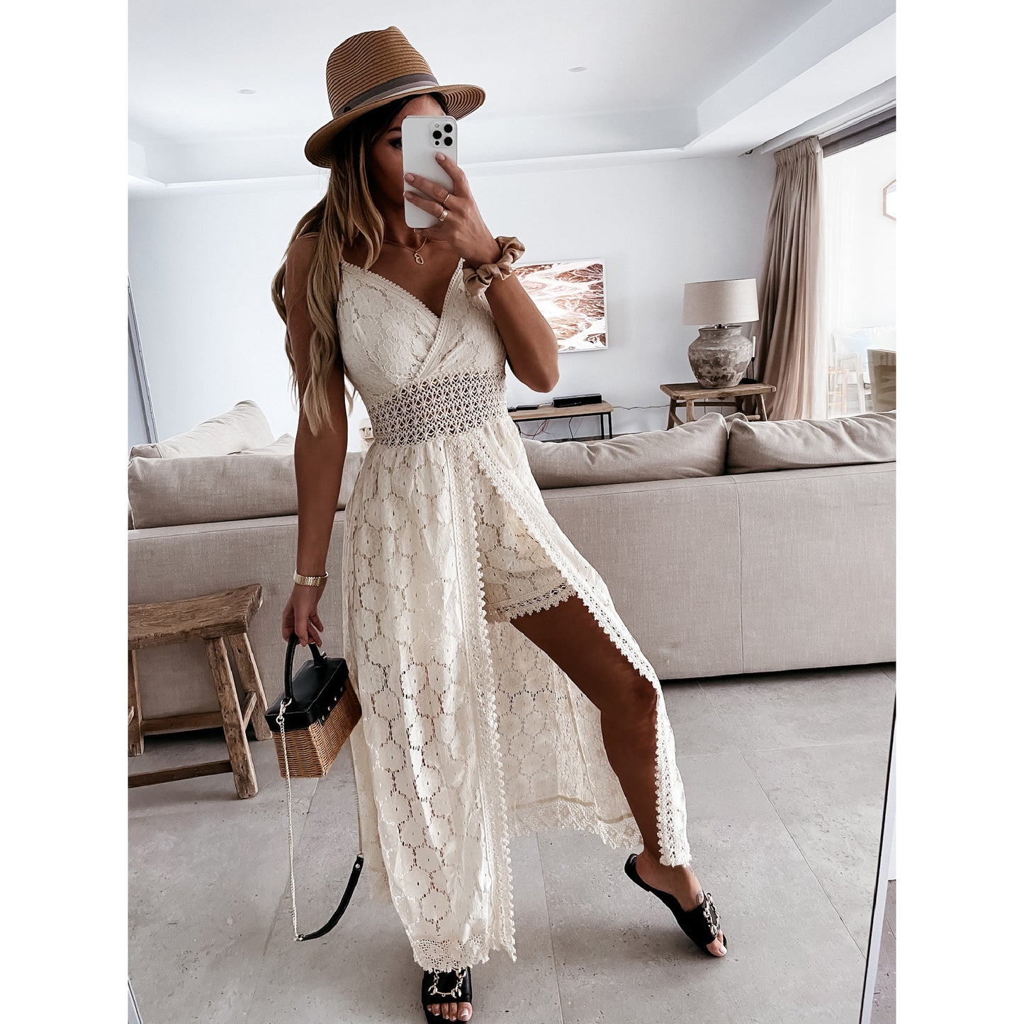 “Laced & Loaded” – The Lace Jumpsuit That’s All About Power & Pretty