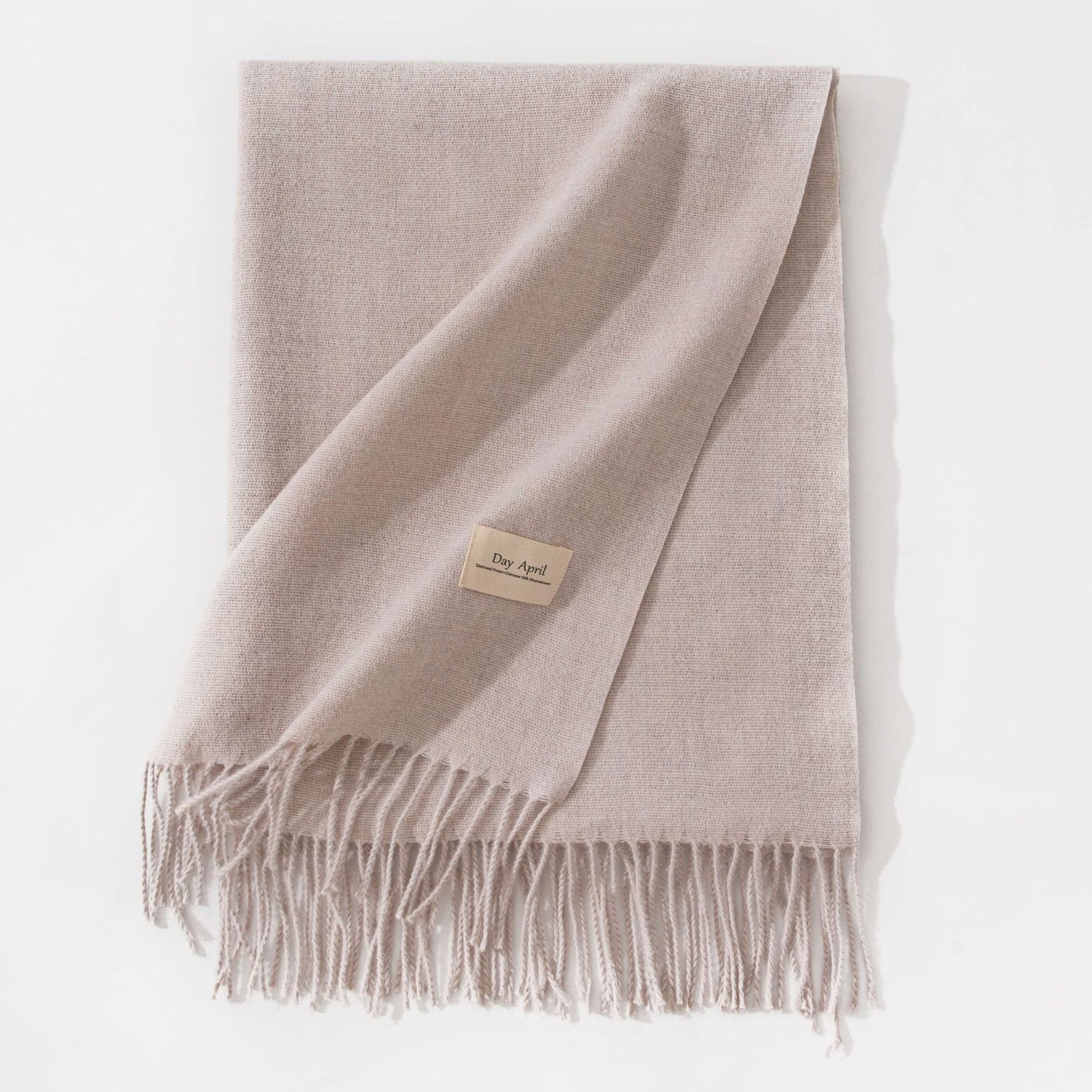 Elegant Scarf in Faux Cashmere – Warm & Stylish with Fringes