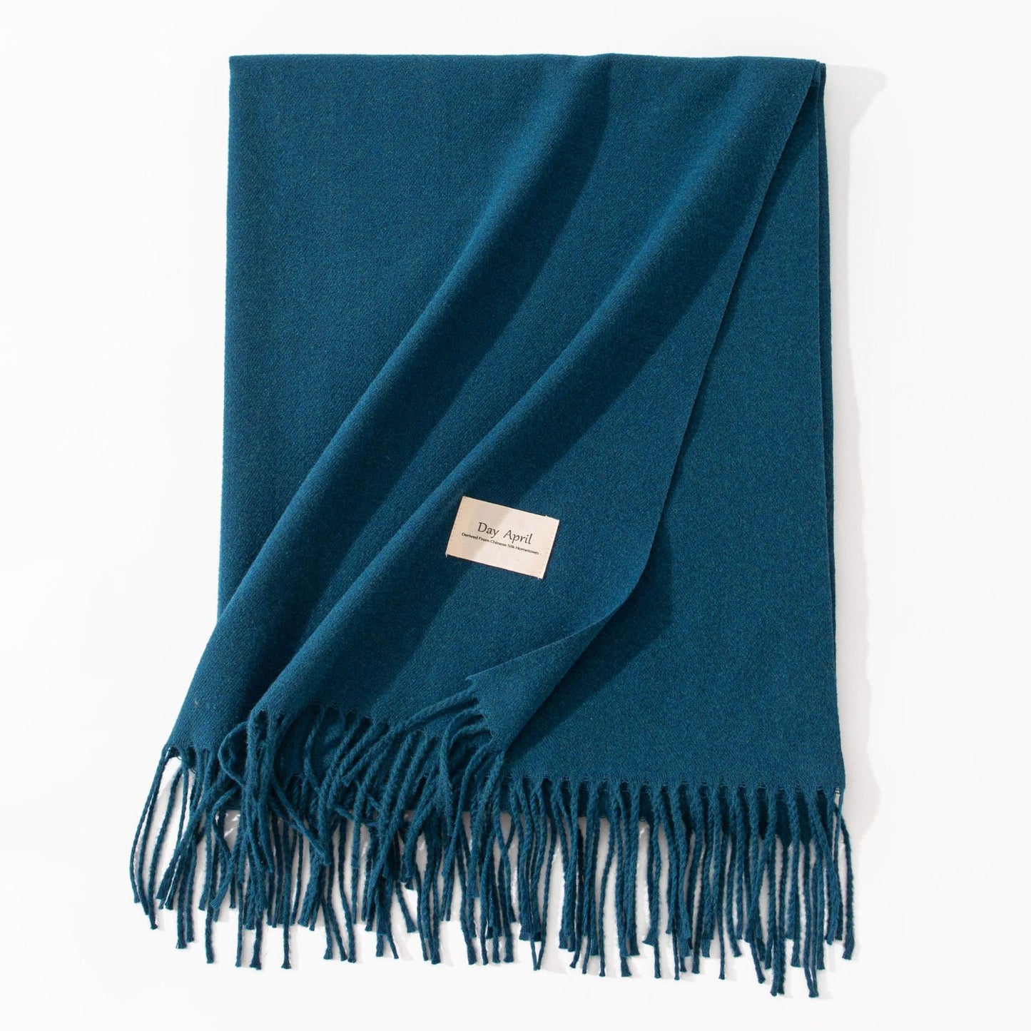 Elegant Scarf in Faux Cashmere – Warm & Stylish with Fringes