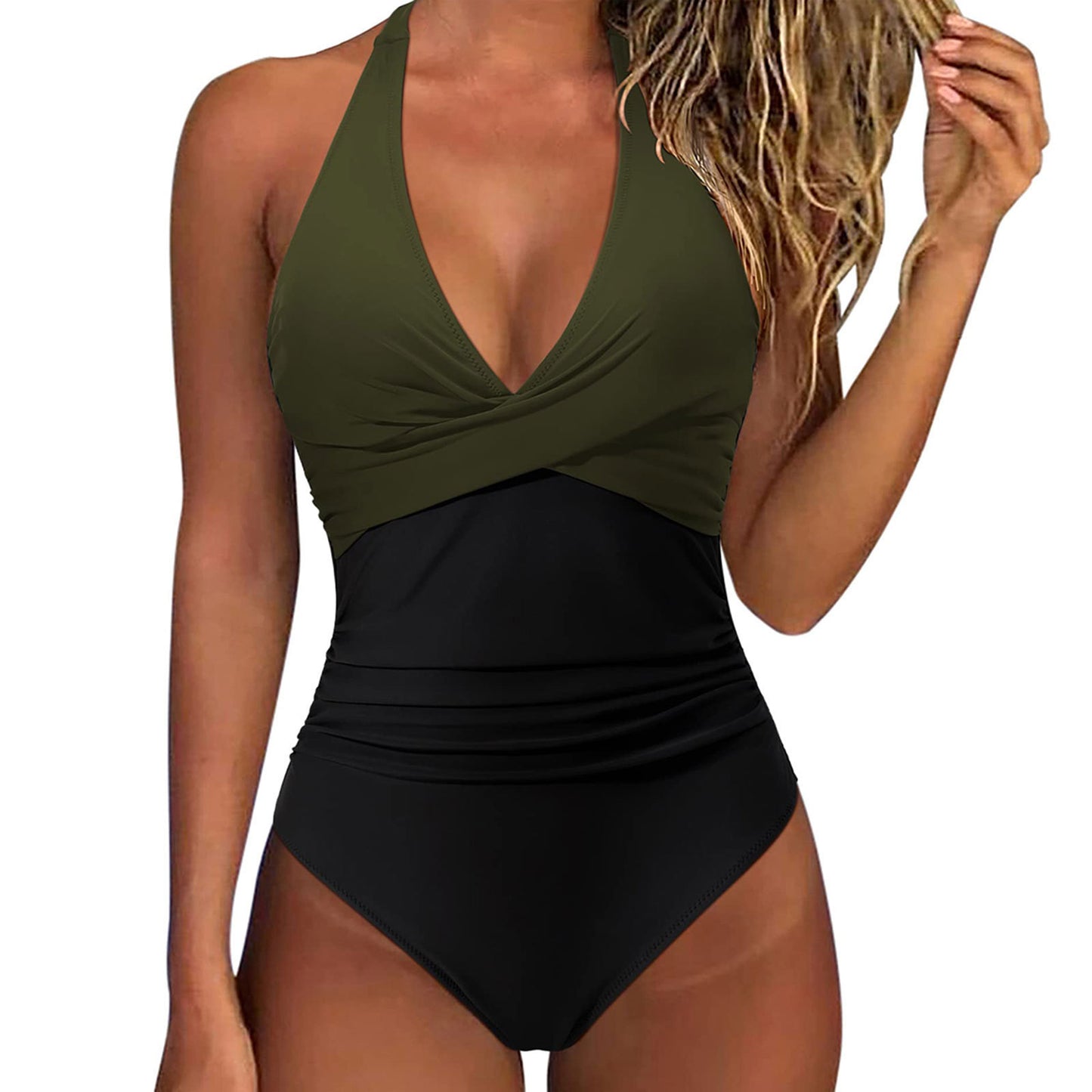 “Tied & Tanned” – The Backless Lace-Up Swimsuit That Does the Most