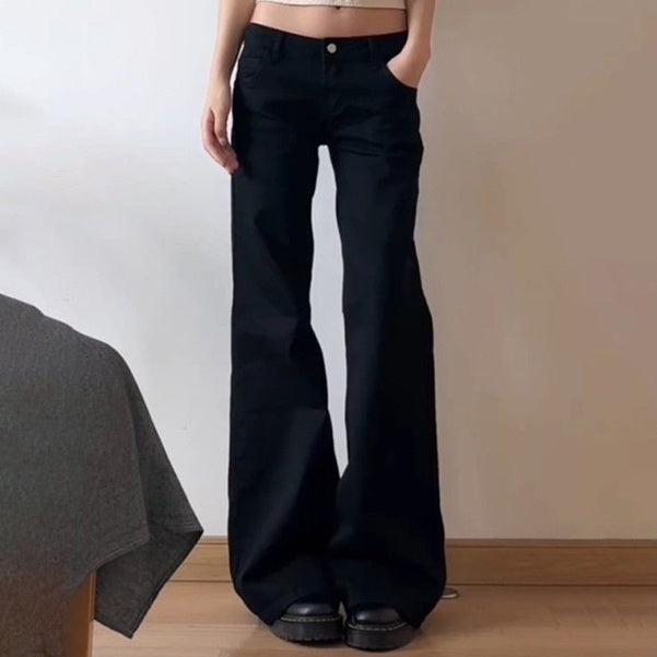 “Low Key Luxe” – The Bootcut Pants with Buttoned-Up Attitude