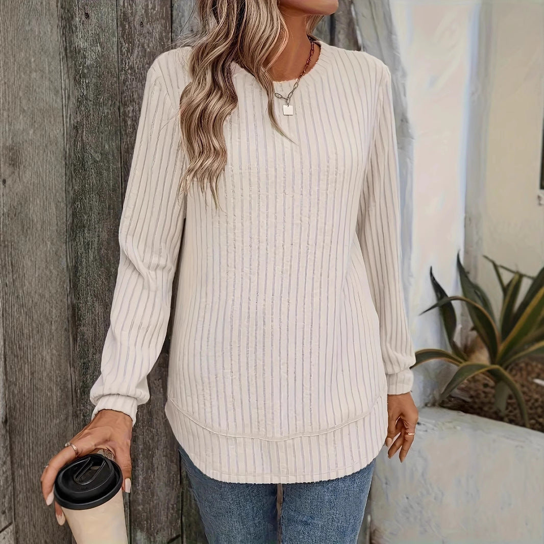 Loose Crew Neck Top
