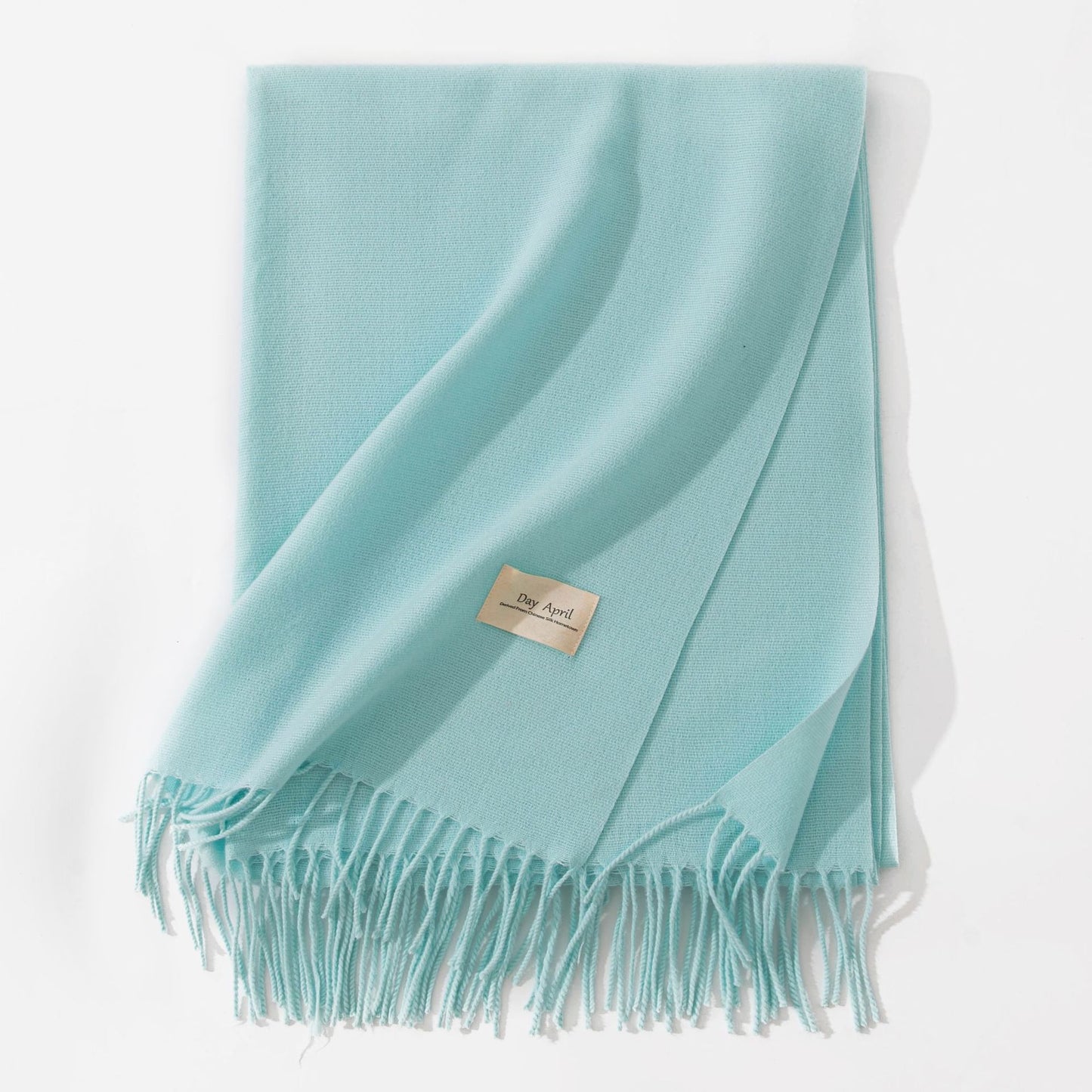 Elegant Scarf in Faux Cashmere – Warm & Stylish with Fringes