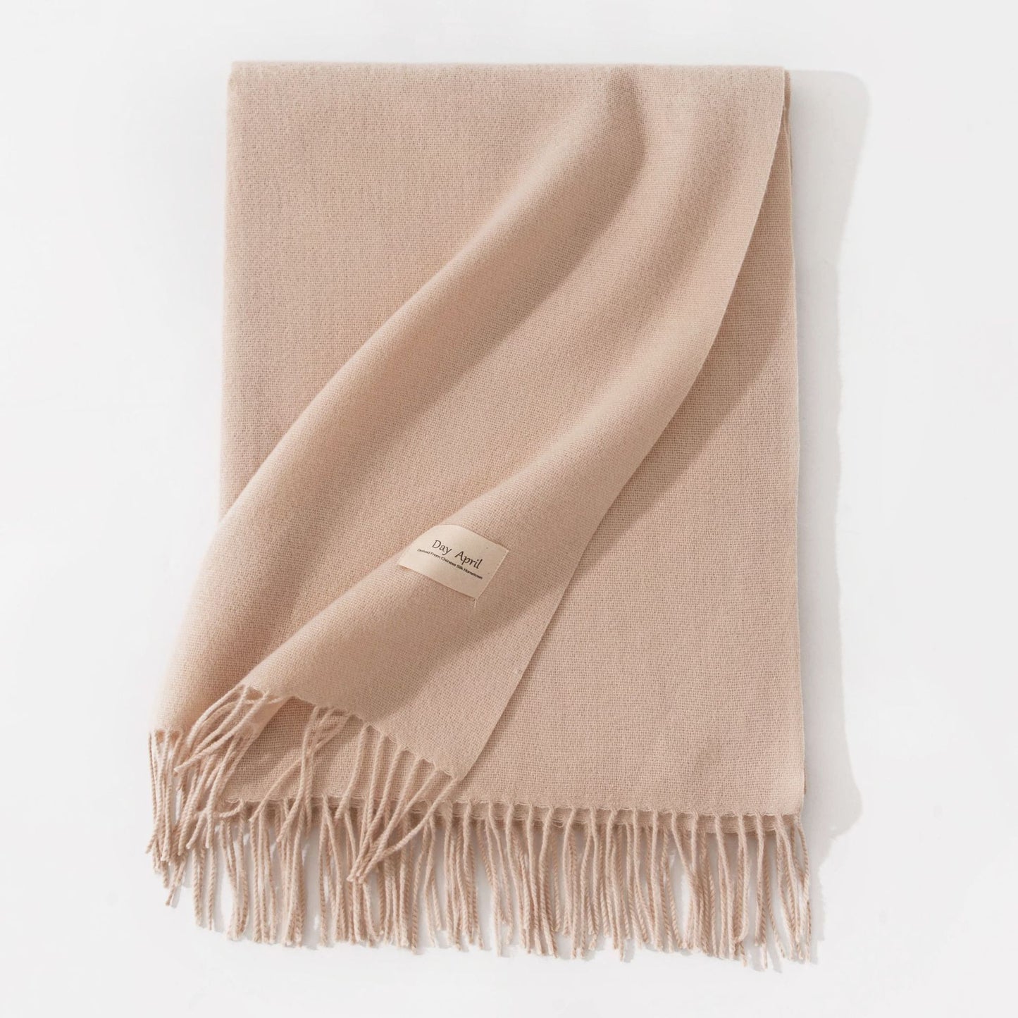 Elegant Scarf in Faux Cashmere – Warm & Stylish with Fringes