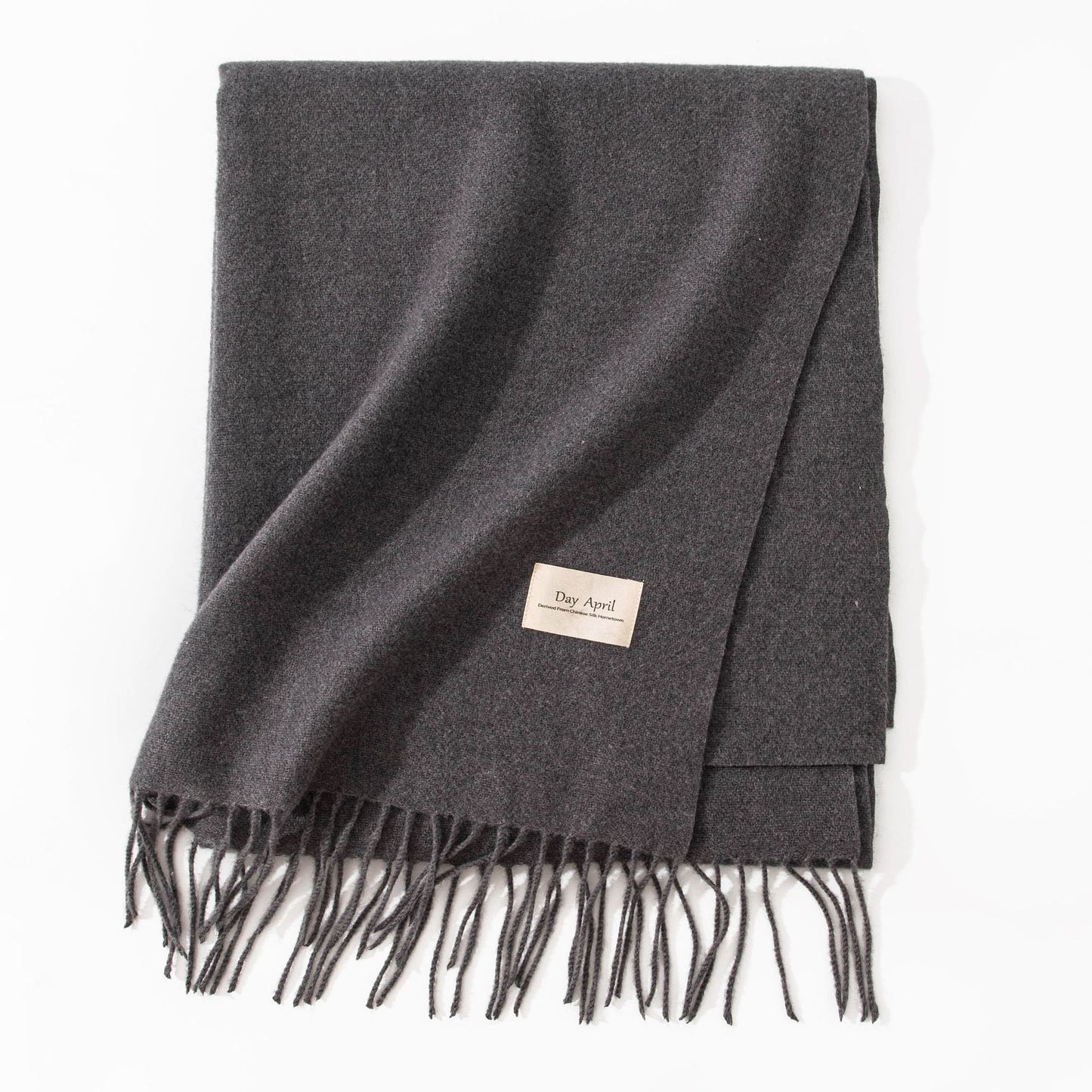Elegant Scarf in Faux Cashmere – Warm & Stylish with Fringes