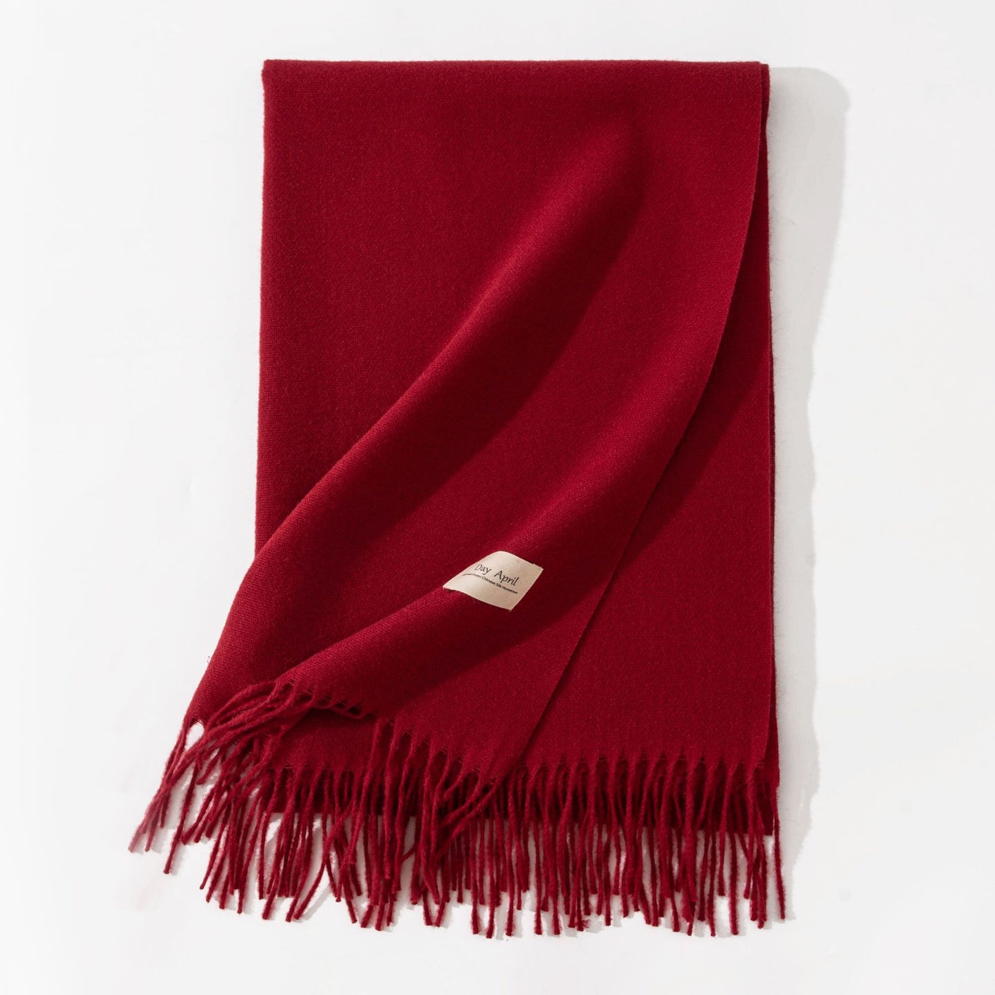 Elegant Scarf in Faux Cashmere – Warm & Stylish with Fringes