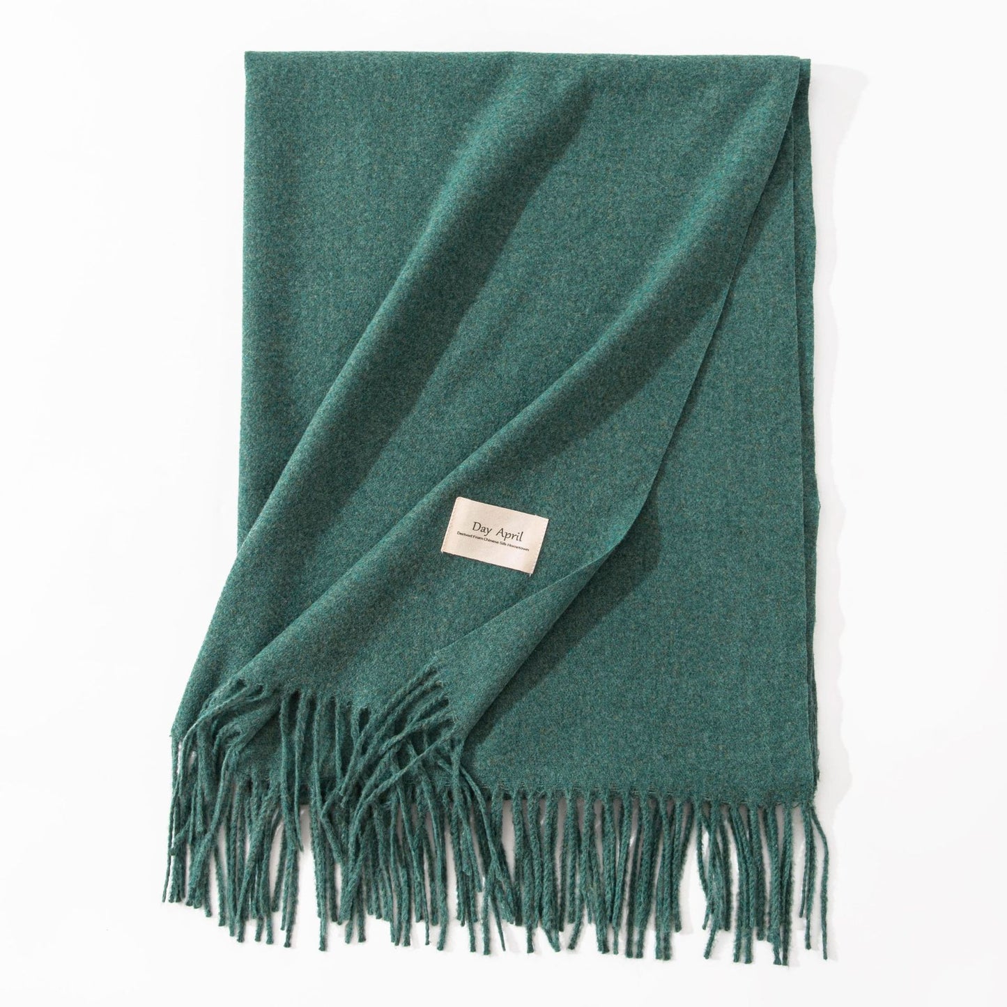 Elegant Scarf in Faux Cashmere – Warm & Stylish with Fringes