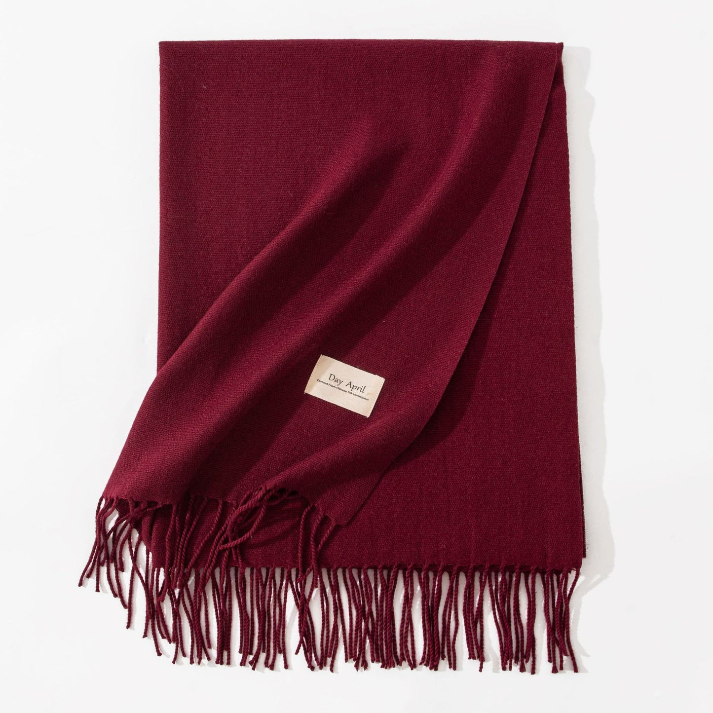 Elegant Scarf in Faux Cashmere – Warm & Stylish with Fringes