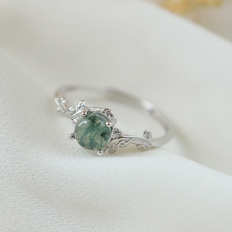 Crystal Edge – Justerbar geometriinspirerad ring i aga