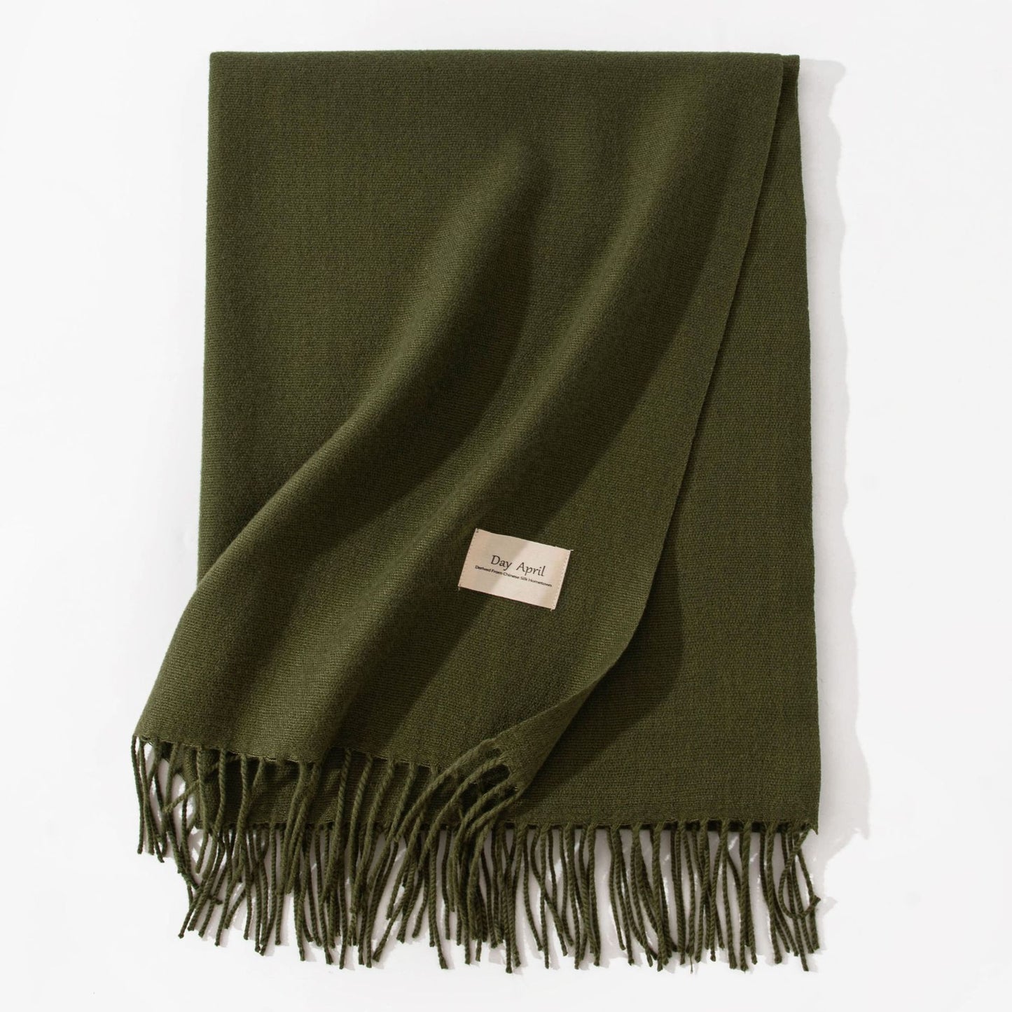 Elegant Scarf in Faux Cashmere – Warm & Stylish with Fringes