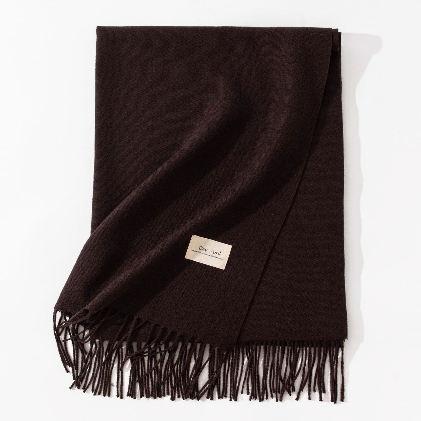 Elegant Scarf in Faux Cashmere – Warm & Stylish with Fringes