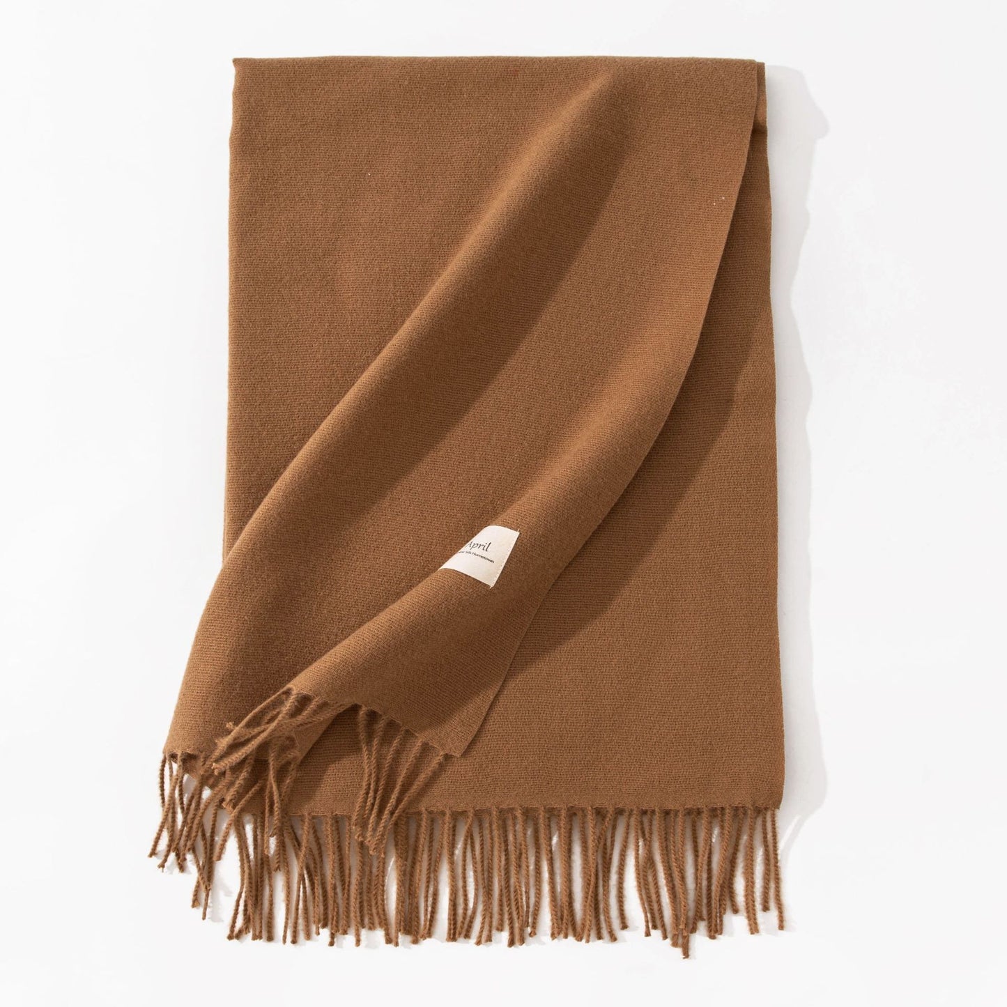 Elegant Scarf in Faux Cashmere – Warm & Stylish with Fringes