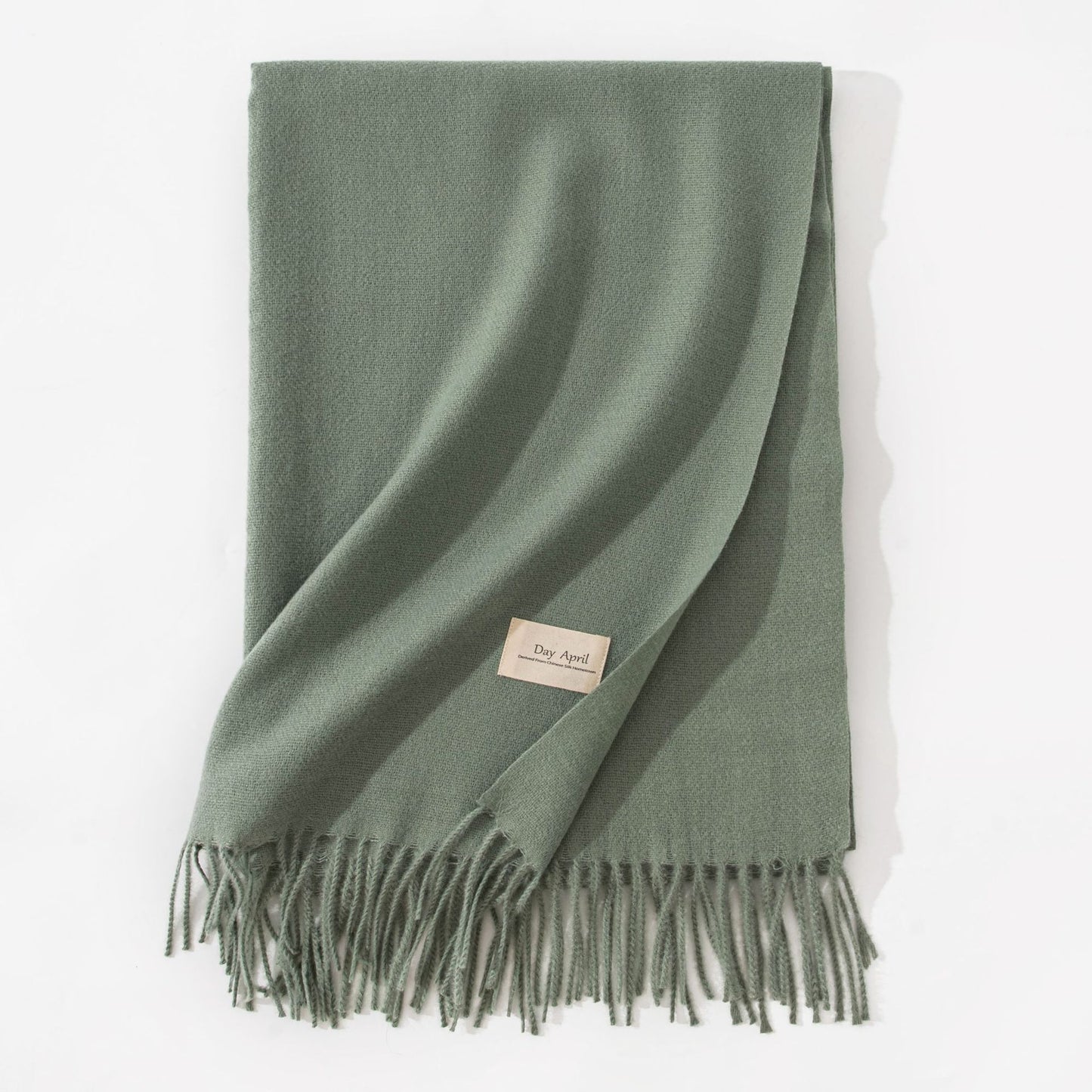 Elegant Scarf in Faux Cashmere – Warm & Stylish with Fringes