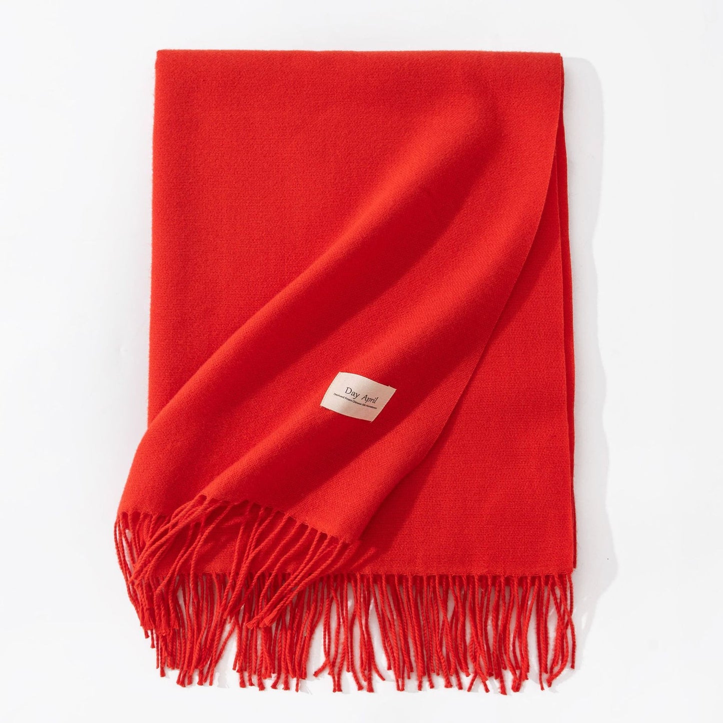 Elegant Scarf in Faux Cashmere – Warm & Stylish with Fringes