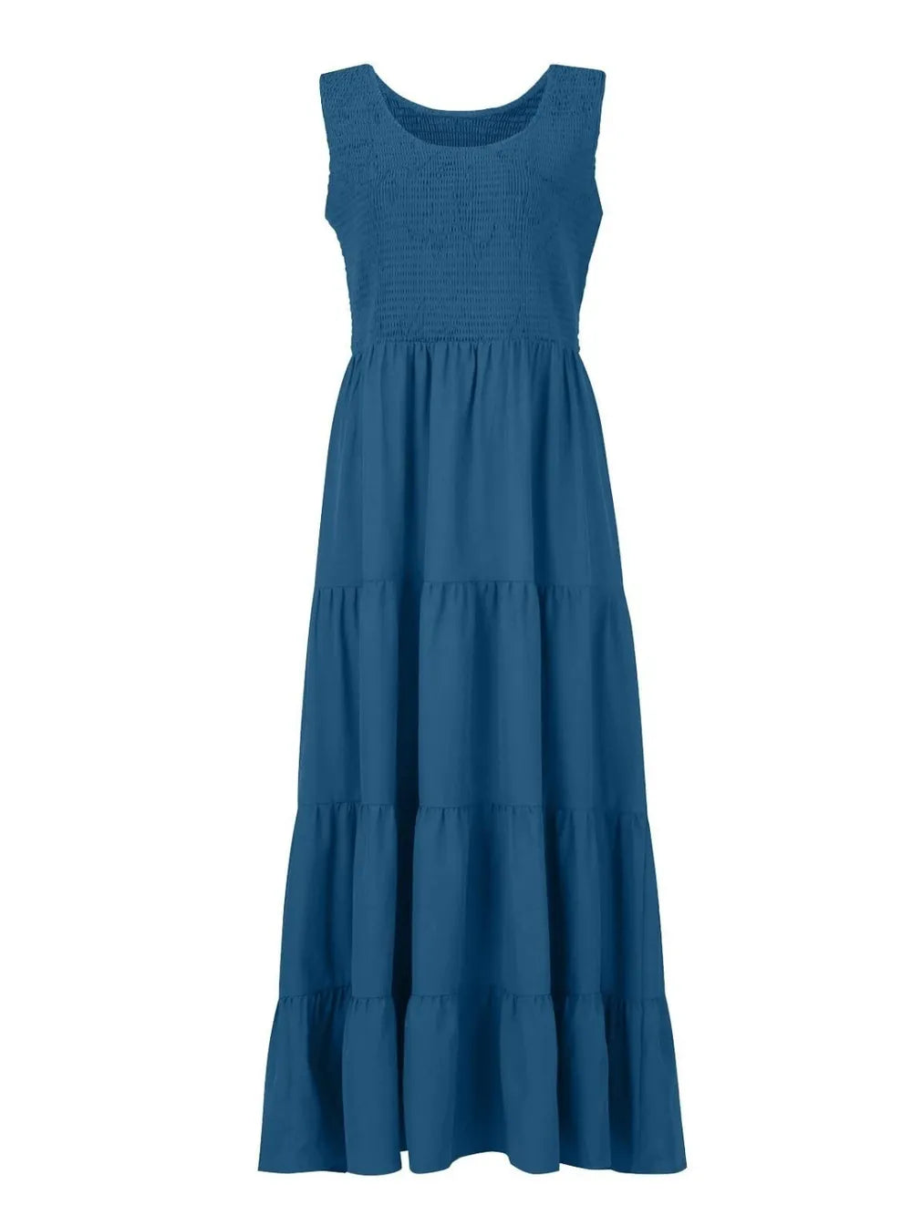 Strap top skirt with pleats and spliced A-line large swing dress