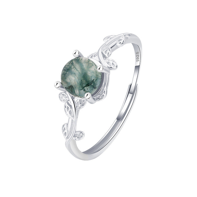 Crystal Edge – Justerbar geometriinspirerad ring i aga