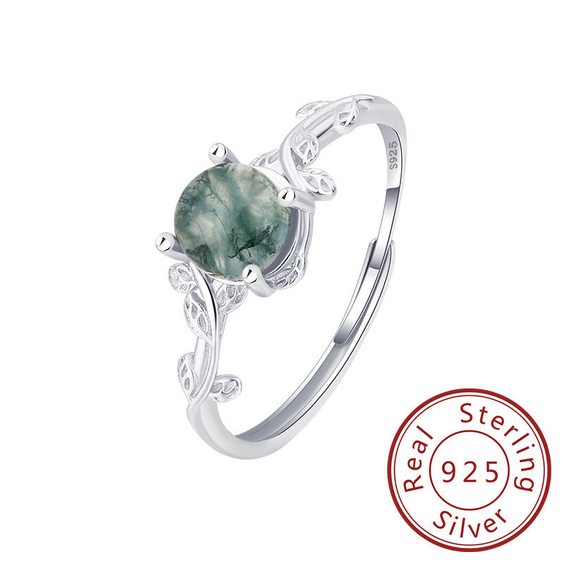 Crystal Edge – Justerbar geometriinspirerad ring i aga