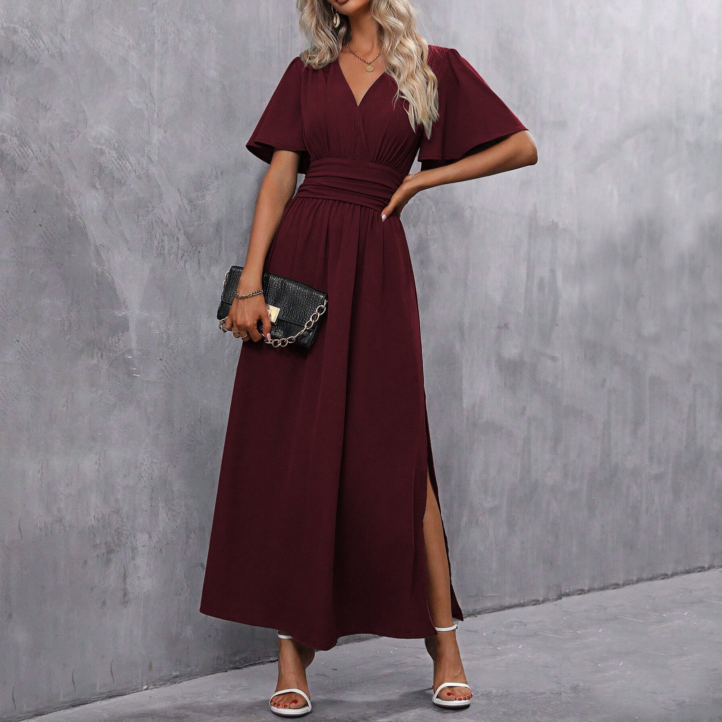 “Curve Appeal” – The A-Line Dress with Effortless Elegance
