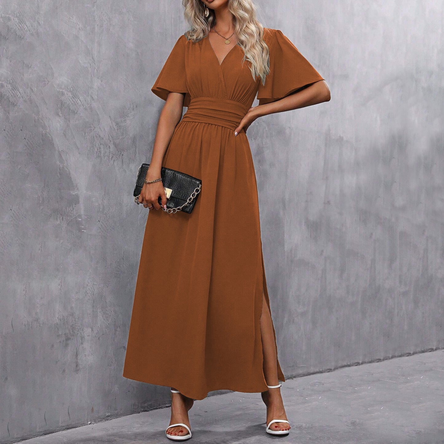“Curve Appeal” – The A-Line Dress with Effortless Elegance
