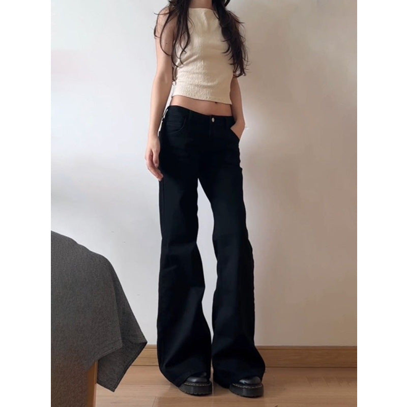“Low Key Luxe” – The Bootcut Pants with Buttoned-Up Attitude