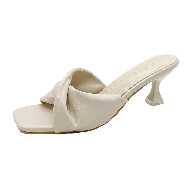 “Soft Serve Chic” – Square-Toe Flats That Keep It Cool