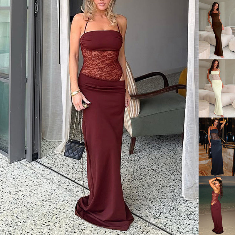 “Slip Into It” – The Sexy Suspender Maxi Made to Wow