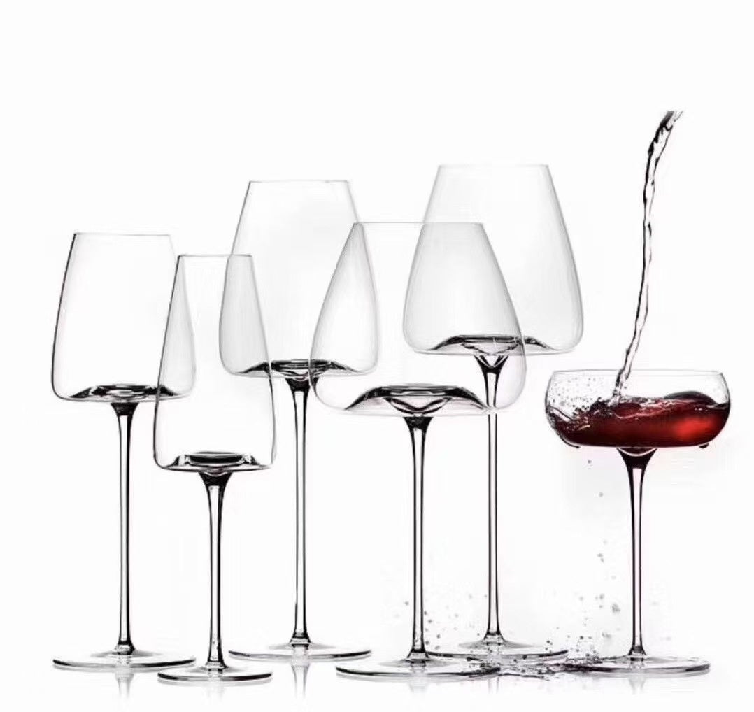 Super thin crystal glasses