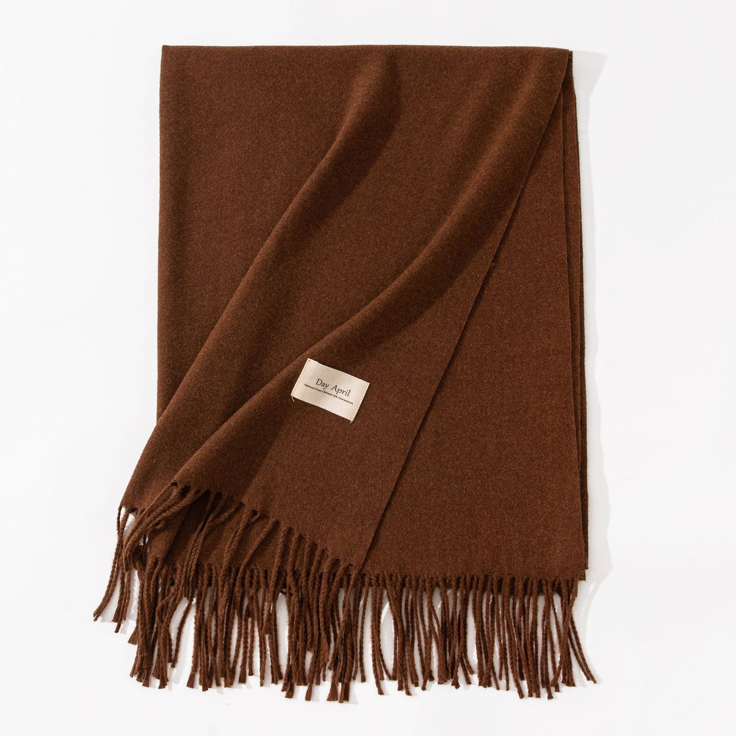 Elegant Scarf in Faux Cashmere – Warm & Stylish with Fringes