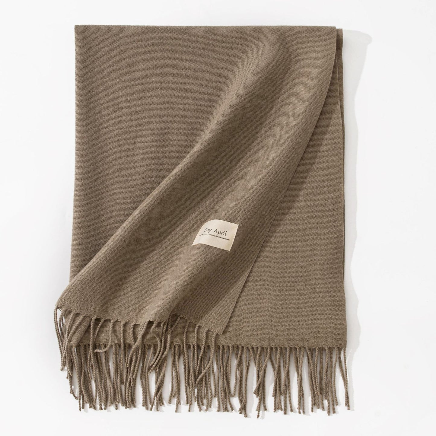 Elegant Scarf in Faux Cashmere – Warm & Stylish with Fringes