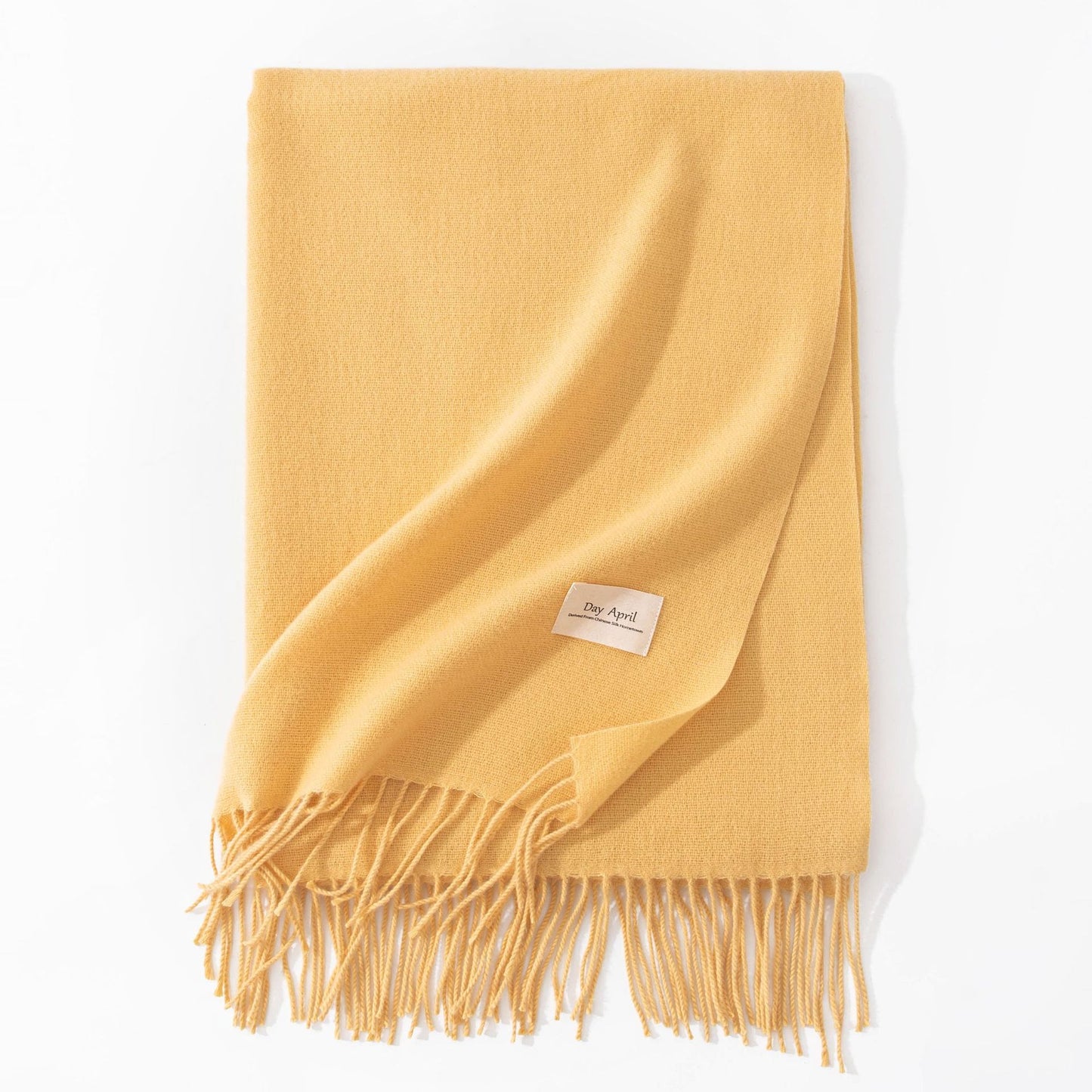 Elegant Scarf in Faux Cashmere – Warm & Stylish with Fringes