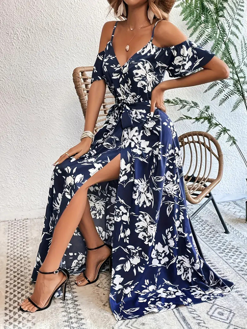 “Bloom Babe” – The Floral A-Line Dress for Everyday Magic