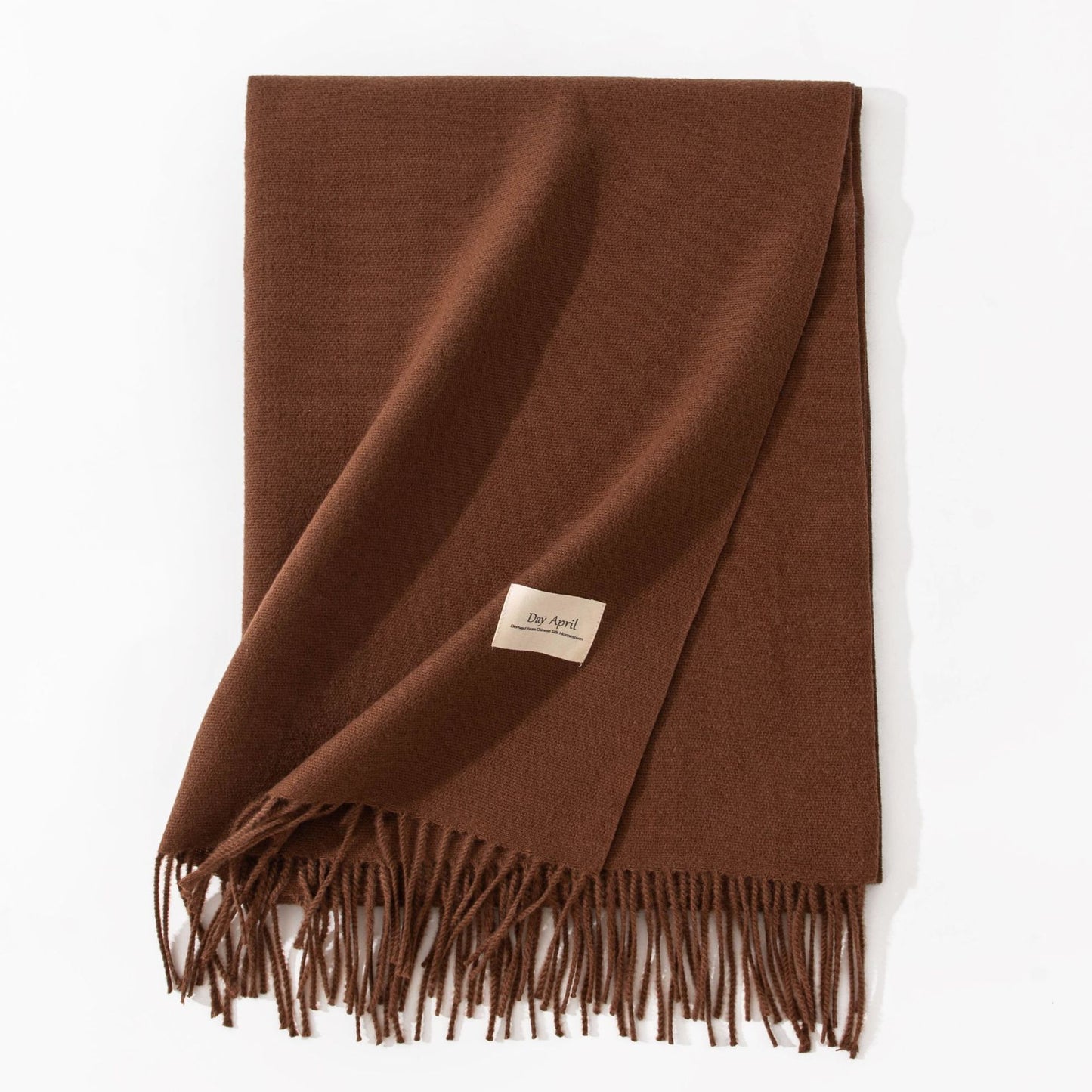 Elegant Scarf in Faux Cashmere – Warm & Stylish with Fringes