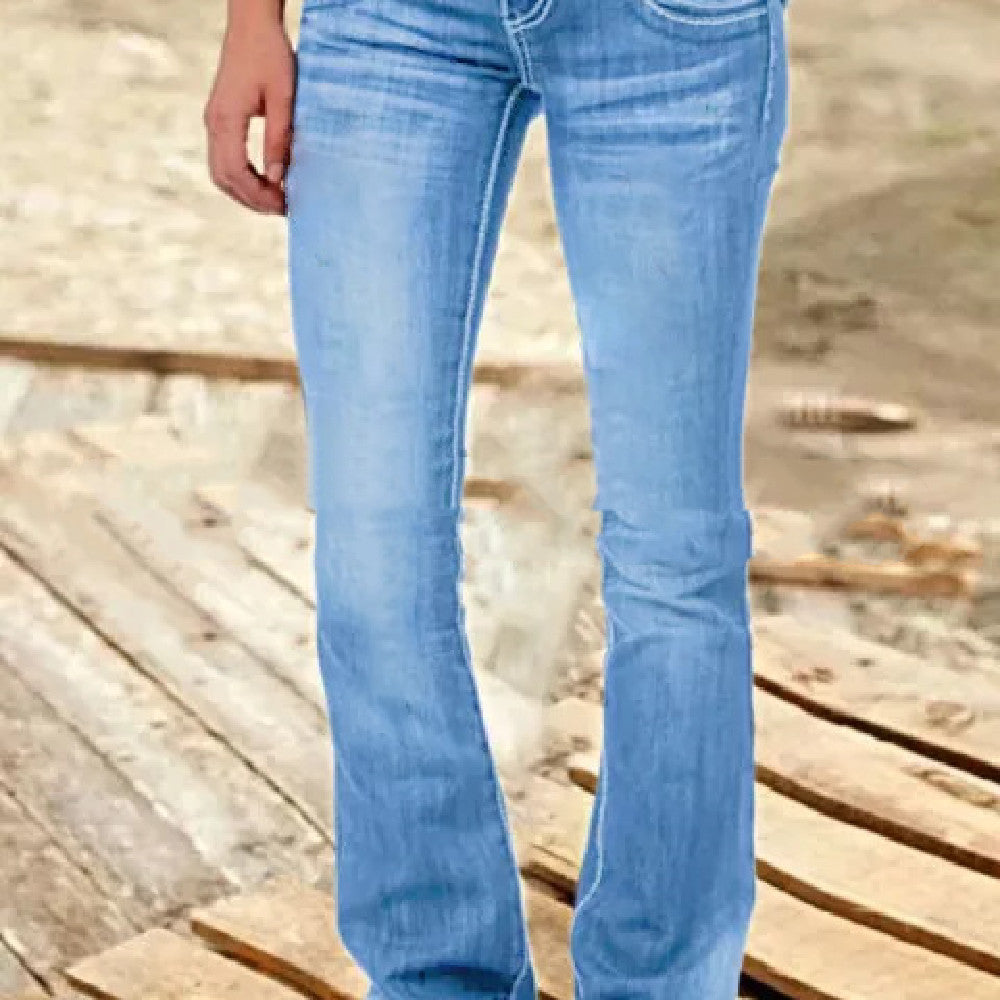 “Flare Factor” – The Low Waist Jeans That Bring the Drama (Subtly)