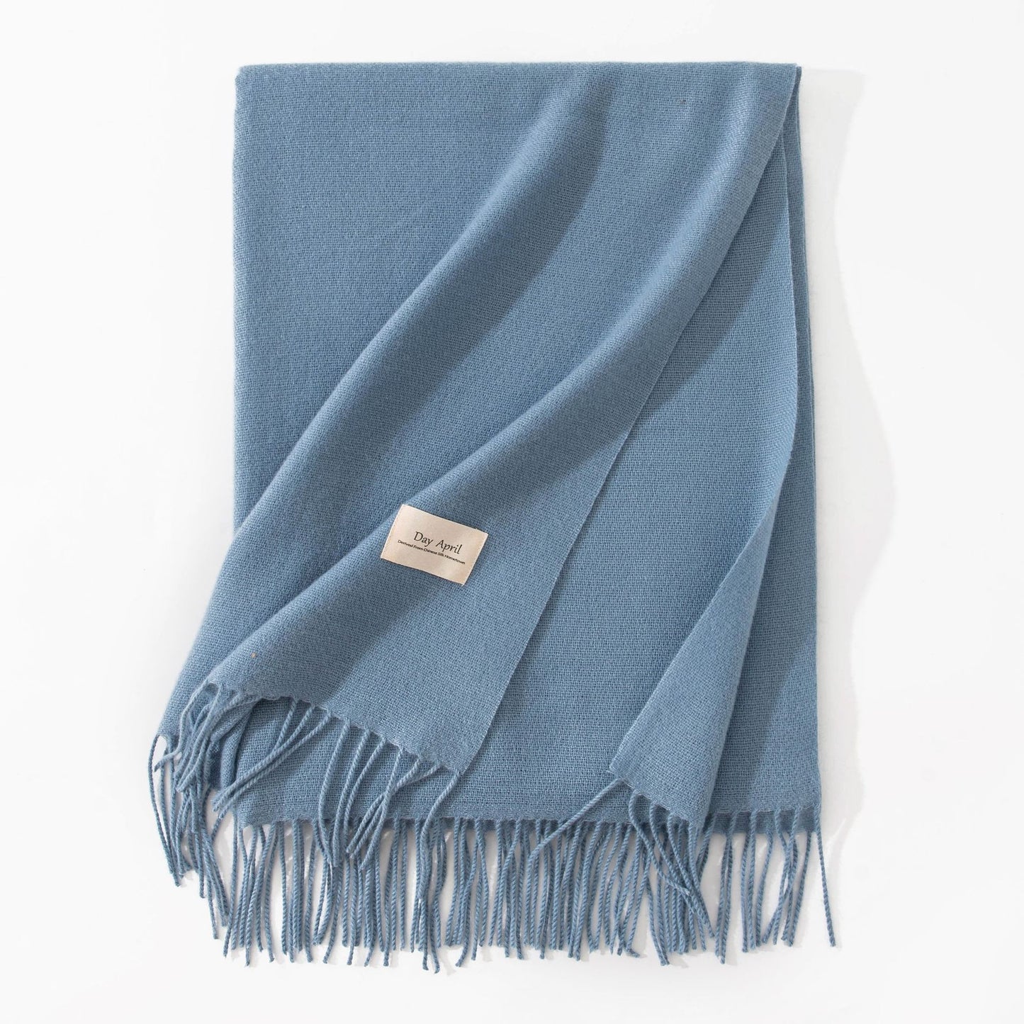 Elegant Scarf in Faux Cashmere – Warm & Stylish with Fringes