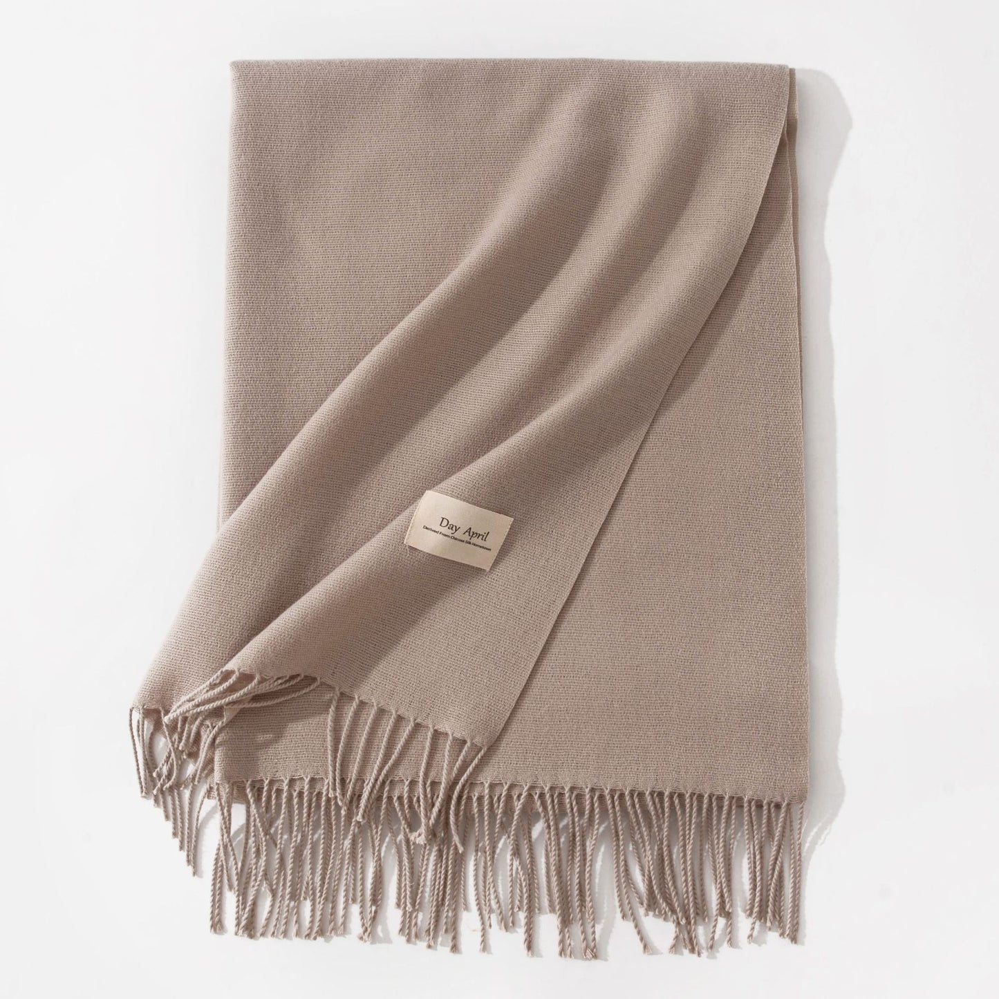 Elegant Scarf in Faux Cashmere – Warm & Stylish with Fringes