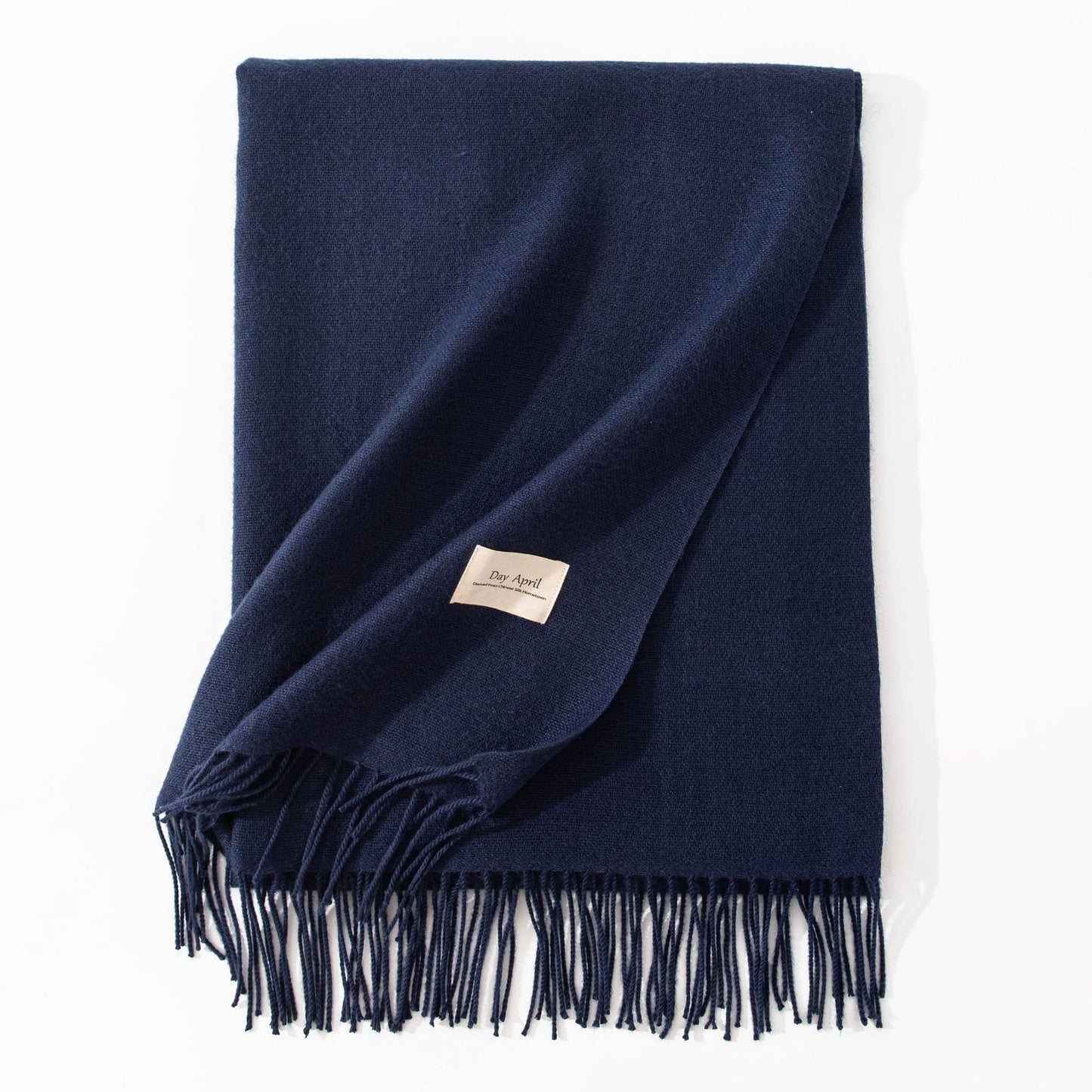 Elegant Scarf in Faux Cashmere – Warm & Stylish with Fringes