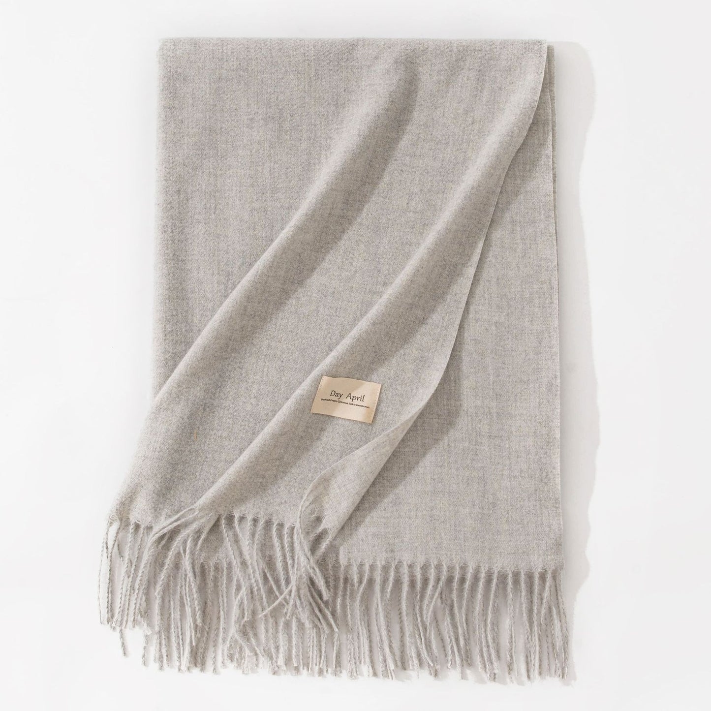 Elegant Scarf in Faux Cashmere – Warm & Stylish with Fringes
