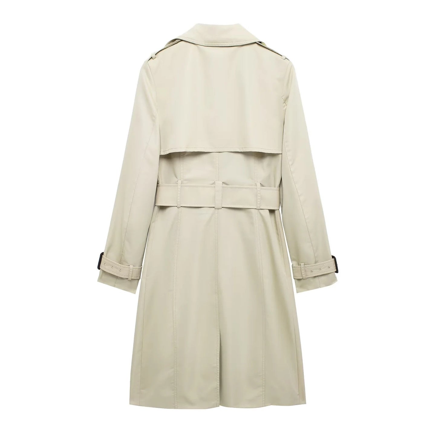 Retro Double Breasted Trench Coat