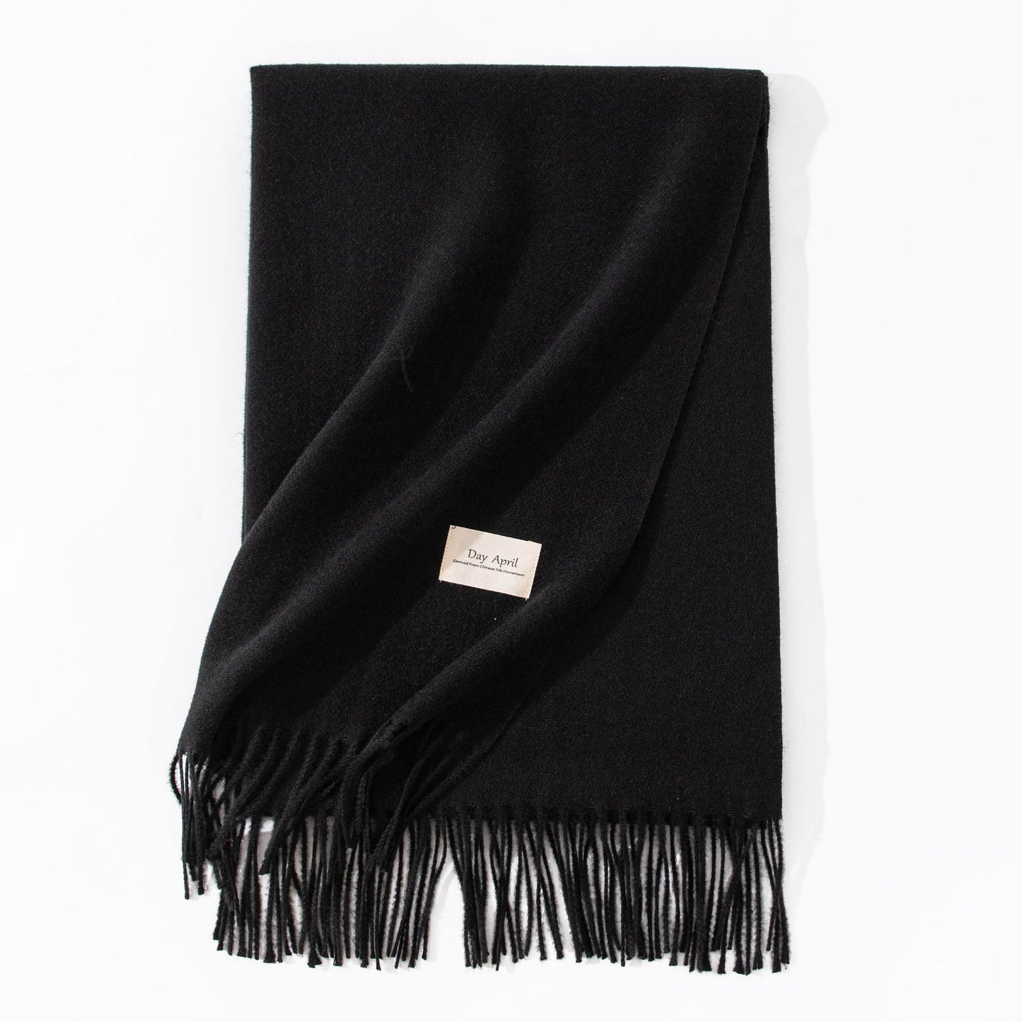 Elegant Scarf in Faux Cashmere – Warm & Stylish with Fringes