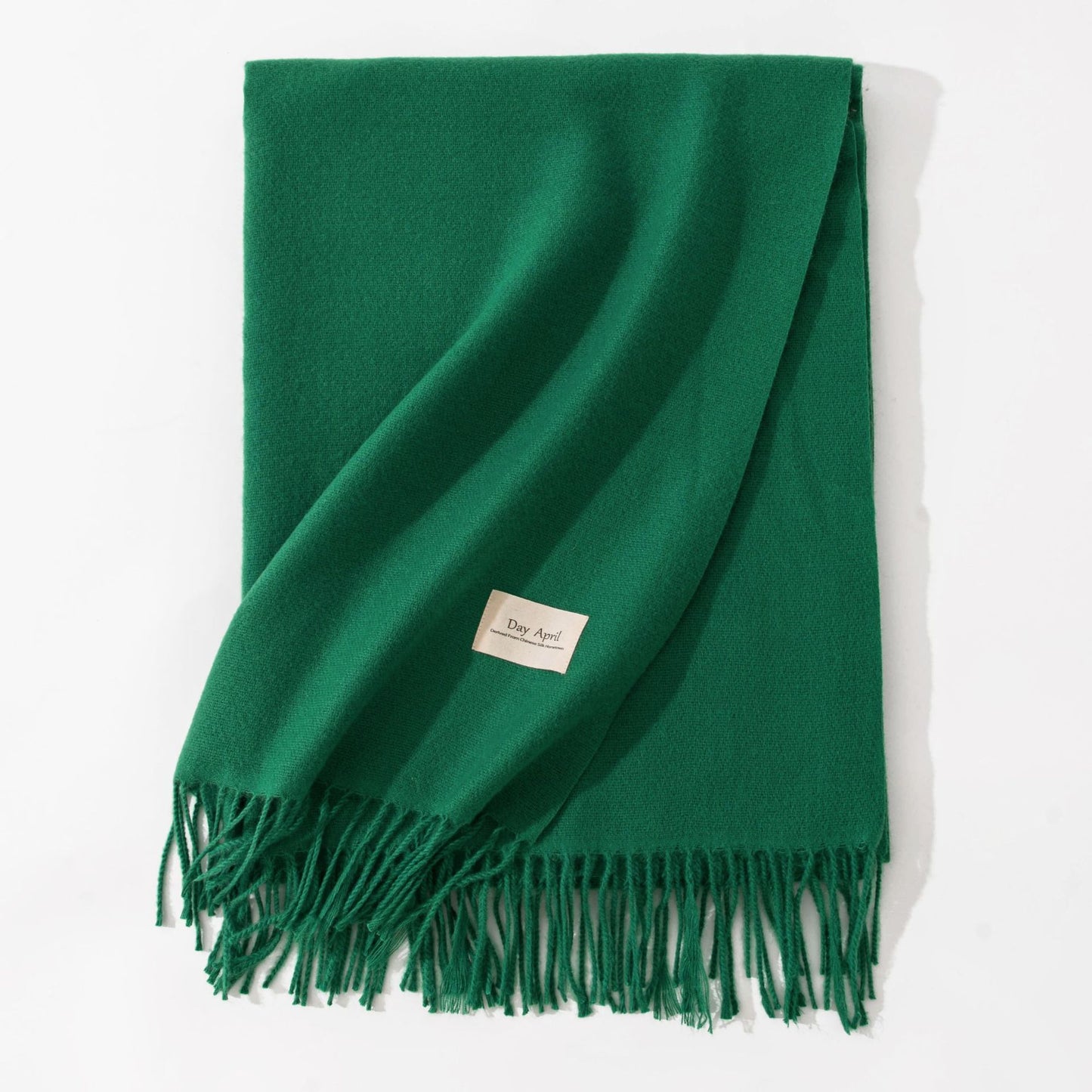 Elegant Scarf in Faux Cashmere – Warm & Stylish with Fringes