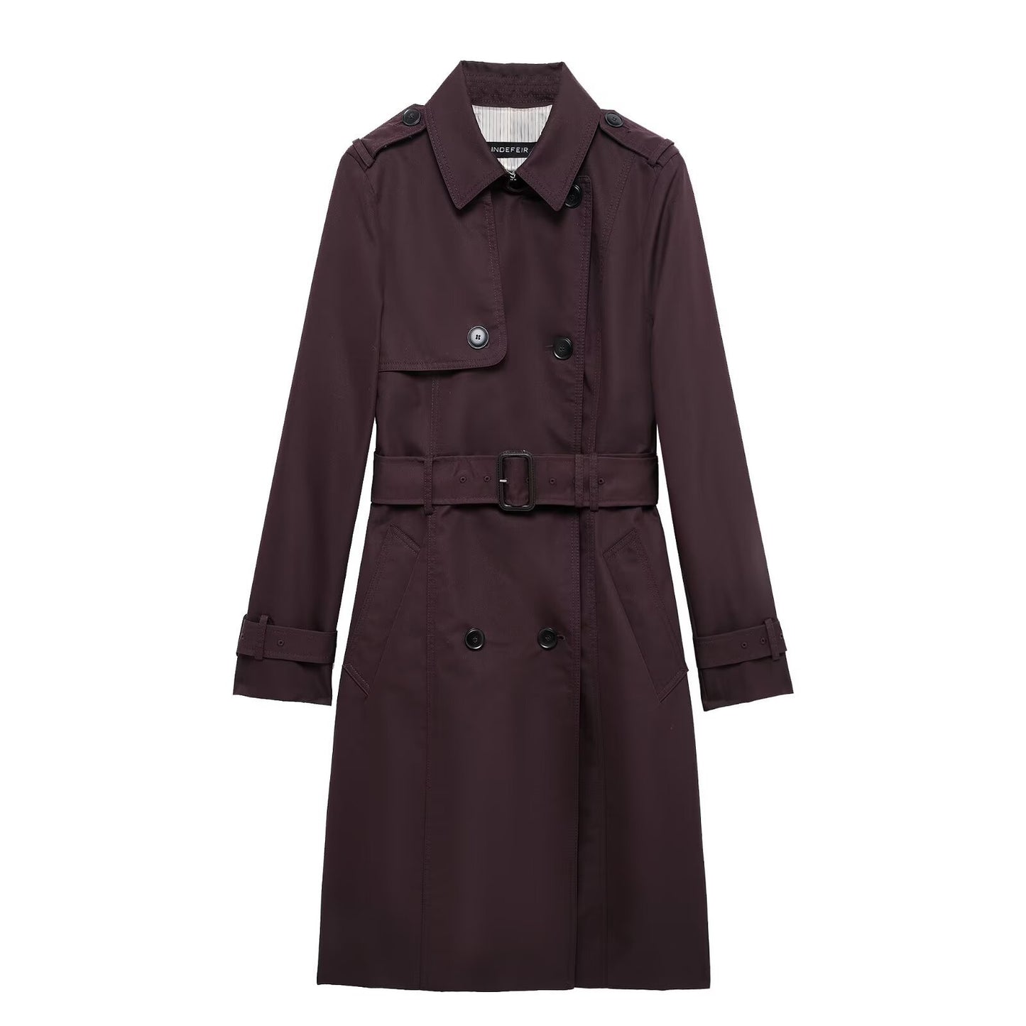 Retro Double Breasted Trench Coat