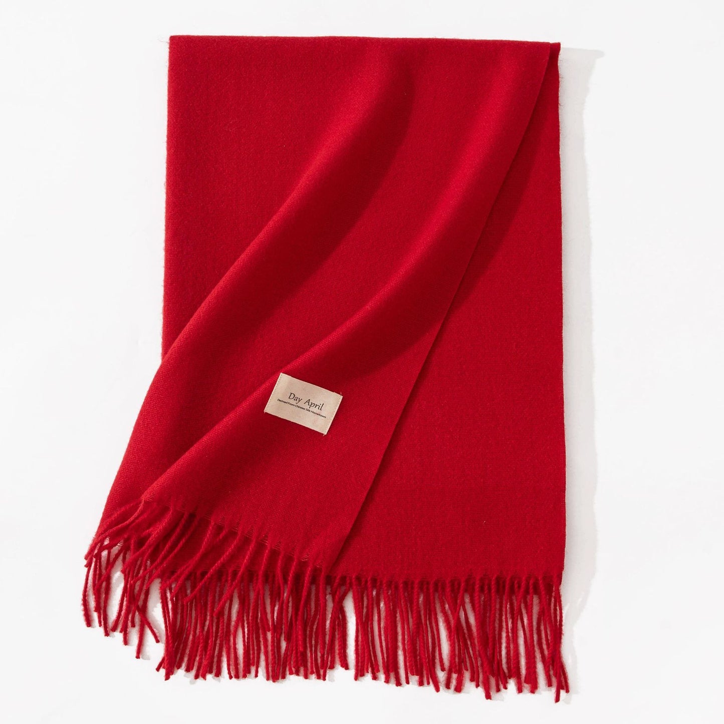 Elegant Scarf in Faux Cashmere – Warm & Stylish with Fringes