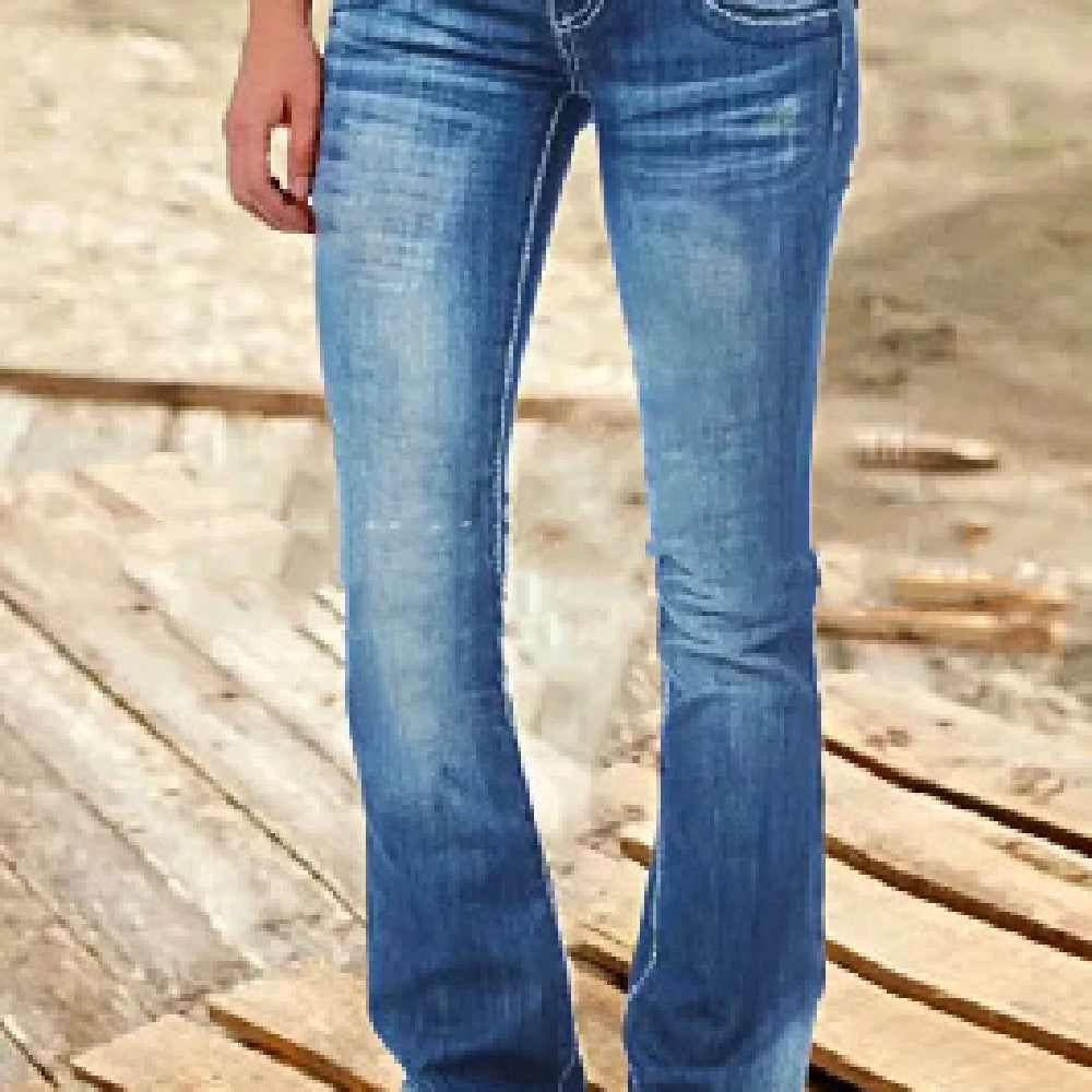“Flare Factor” – The Low Waist Jeans That Bring the Drama (Subtly)