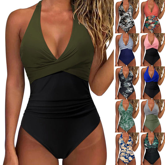 “Tied & Tanned” – The Backless Lace-Up Swimsuit That Does the Most