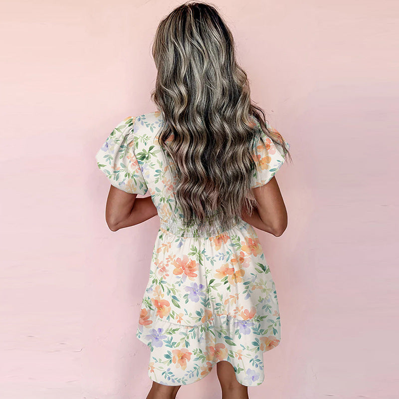 “Petal Crush” – The Floral A-Line Dress for Your Softest Days