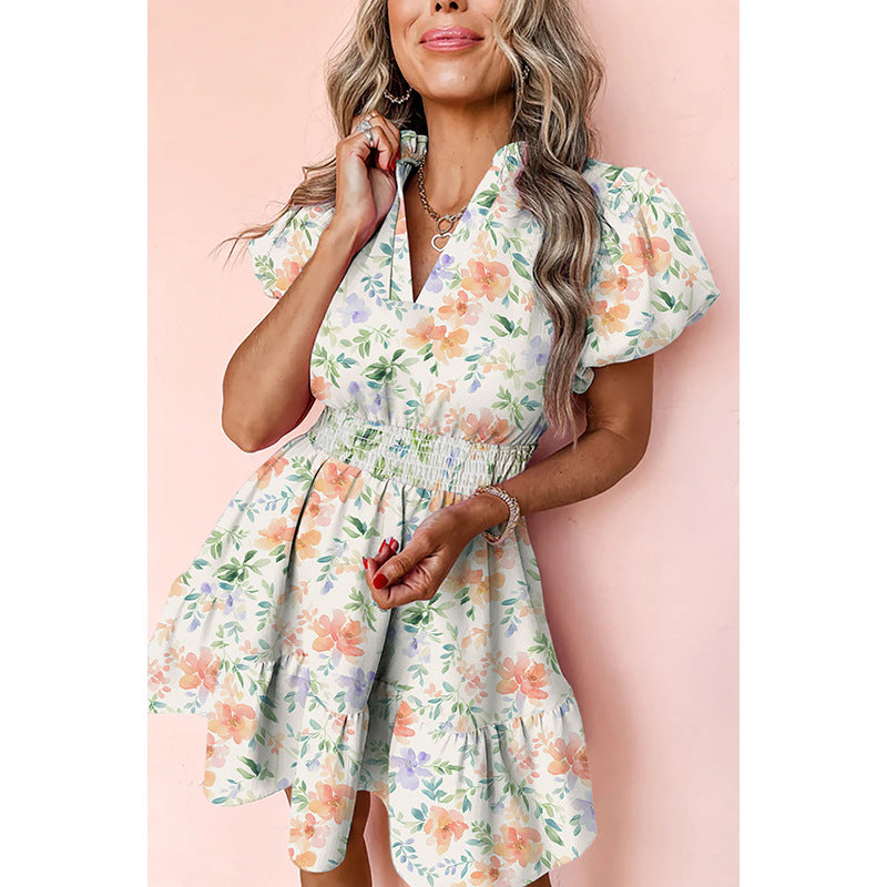 “Petal Crush” – The Floral A-Line Dress for Your Softest Days
