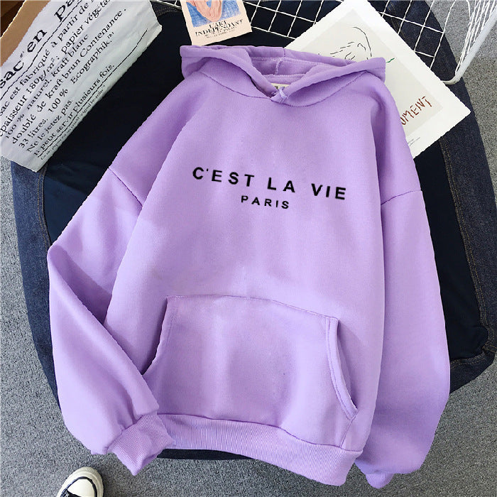 Women's hoodie C'EST LA VIE