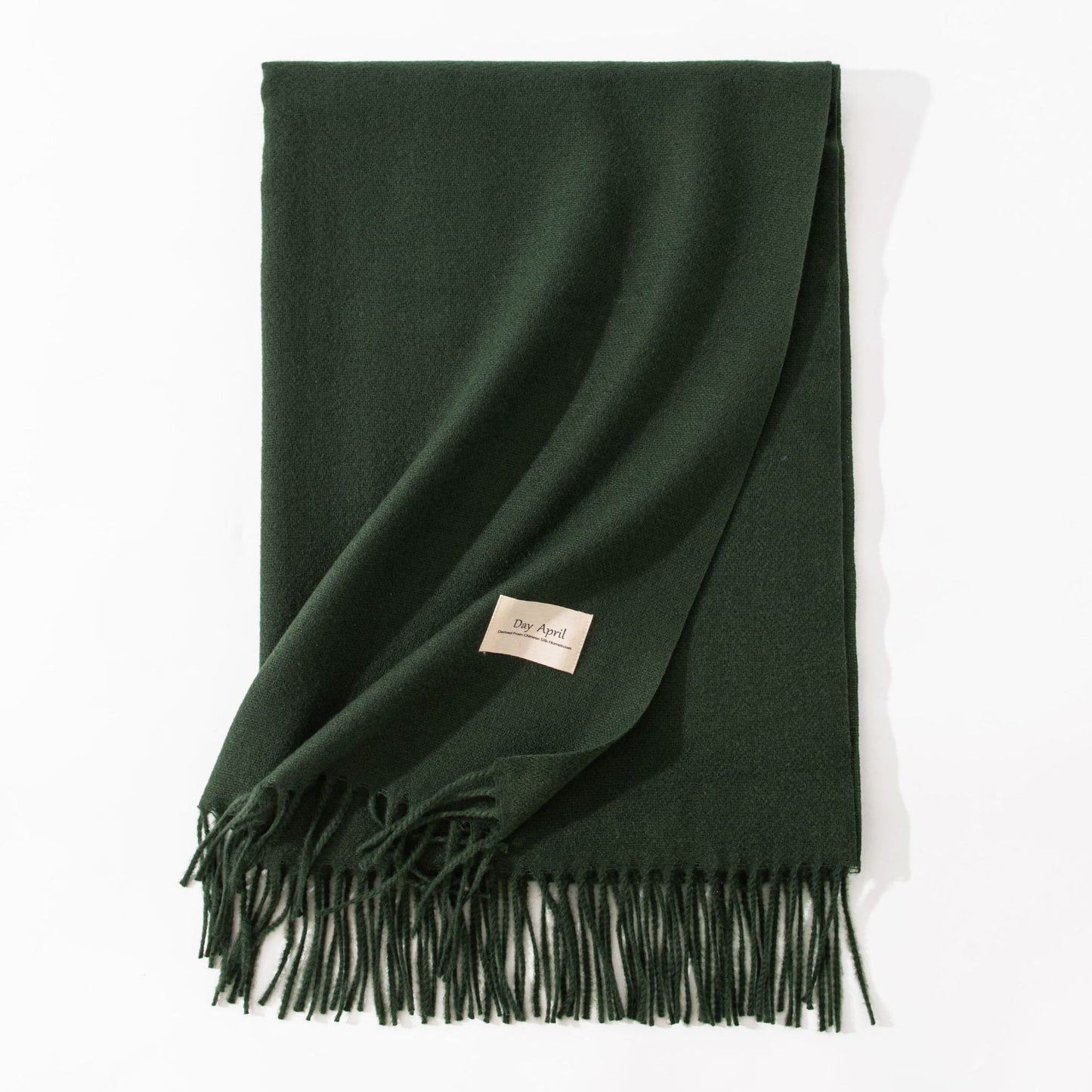 Elegant Scarf in Faux Cashmere – Warm &amp; Stylish with Fringes